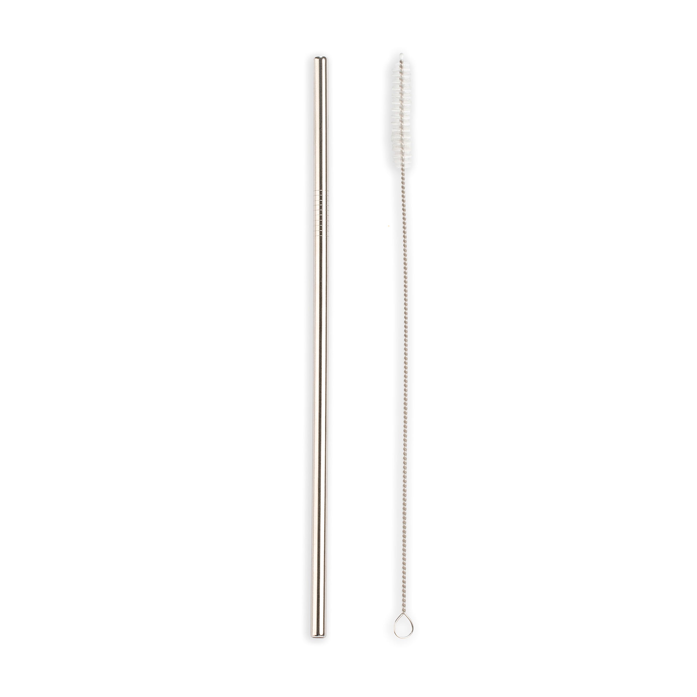 Eco-Friendly Reusable Stainless Steel Straws - 4-Pack Metal Drinking Straws for Smoothies, Iced Coffee & Cocktails - BPA-Free, Dishwasher Safe, with Cleaning Brush & Case - Perfect for Home, Office, Travel & Parties