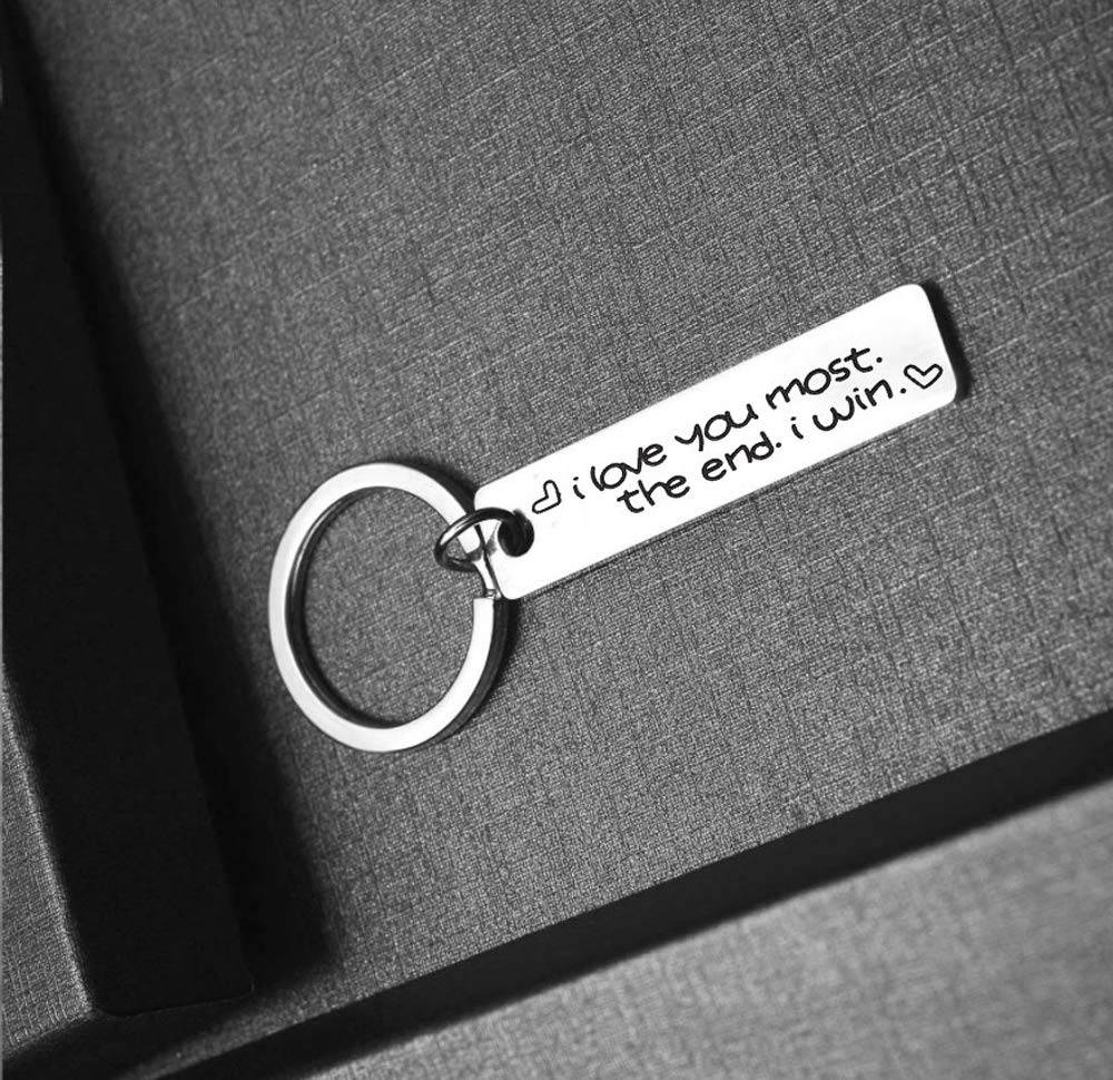 Personalized Couple Keychain Set - Romantic Anniversary, Birthday & Wedding Gifts for Him and Her | Perfect for Couples, Wifey & Hubby | Thoughtful Present for Valentine's Day, Anniversaries & Special Occasions