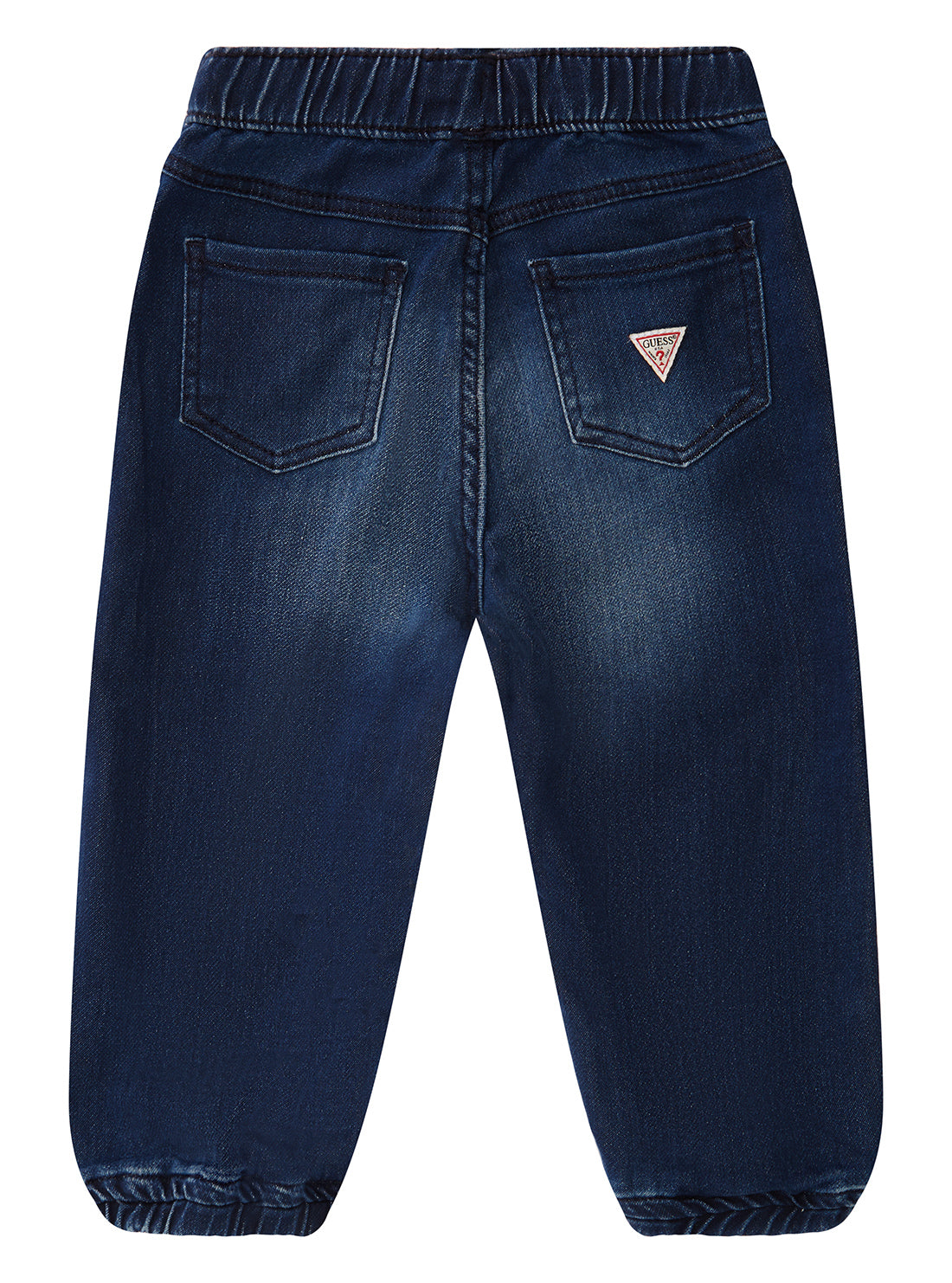 Soft Denim Knit Pull-On Pants for Babies 0-18 Months - Comfortable Stretchy Casual Wear for Playtime & Outings