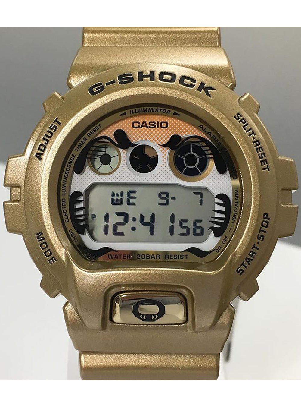 CASIO G-SHOCK DW-6900GDA-9JR Limited Edition Gold Daruma Watch - JDM Exclusive Shock-Resistant Digital Watch for Men - Perfect for Collectors, Streetwear & Outdoor Adventures
