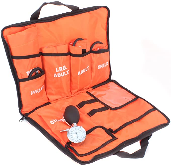 Accurate Manual Blood Pressure Monitor Kit - Professional Sphygmomanometer with Stethoscope for Home & Clinic Use | Ideal for Nurses, Doctors & Health Monitoring