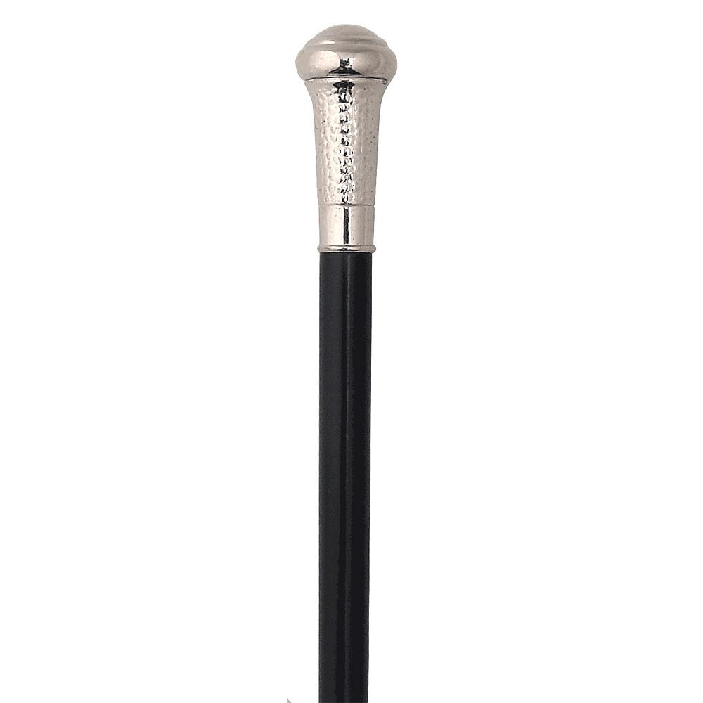 Elegant Victorian Style Top Hat with Wooden Walking Stick - Perfect for Steampunk Cosplay, Halloween Costumes, and Formal Events