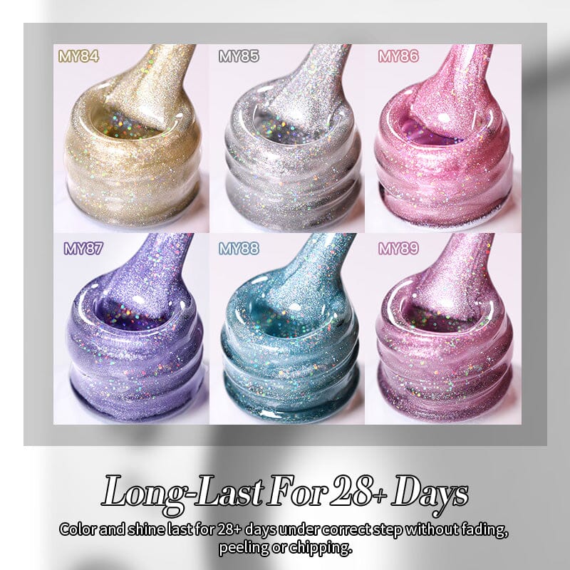 Rainbow Cat Magnetic Gel Polish - 10ml Water Light Nail Art MY84 MY89 - Perfect for DIY Manicures & Nail Salon Use