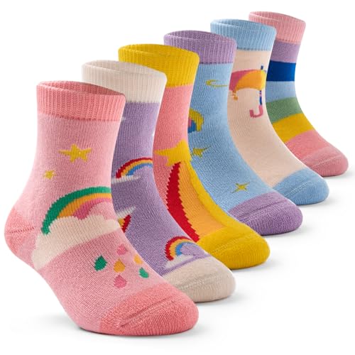 Cute Rainbow 6 Pairs 9326/Girls