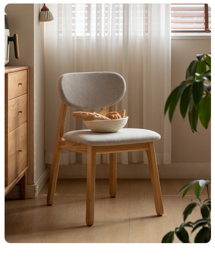 4-Piece Solid Wood Dining Chair Set - Oak, Ash & Black Walnut - Perfect for Kitchen, Dining Room & Farmhouse Decor