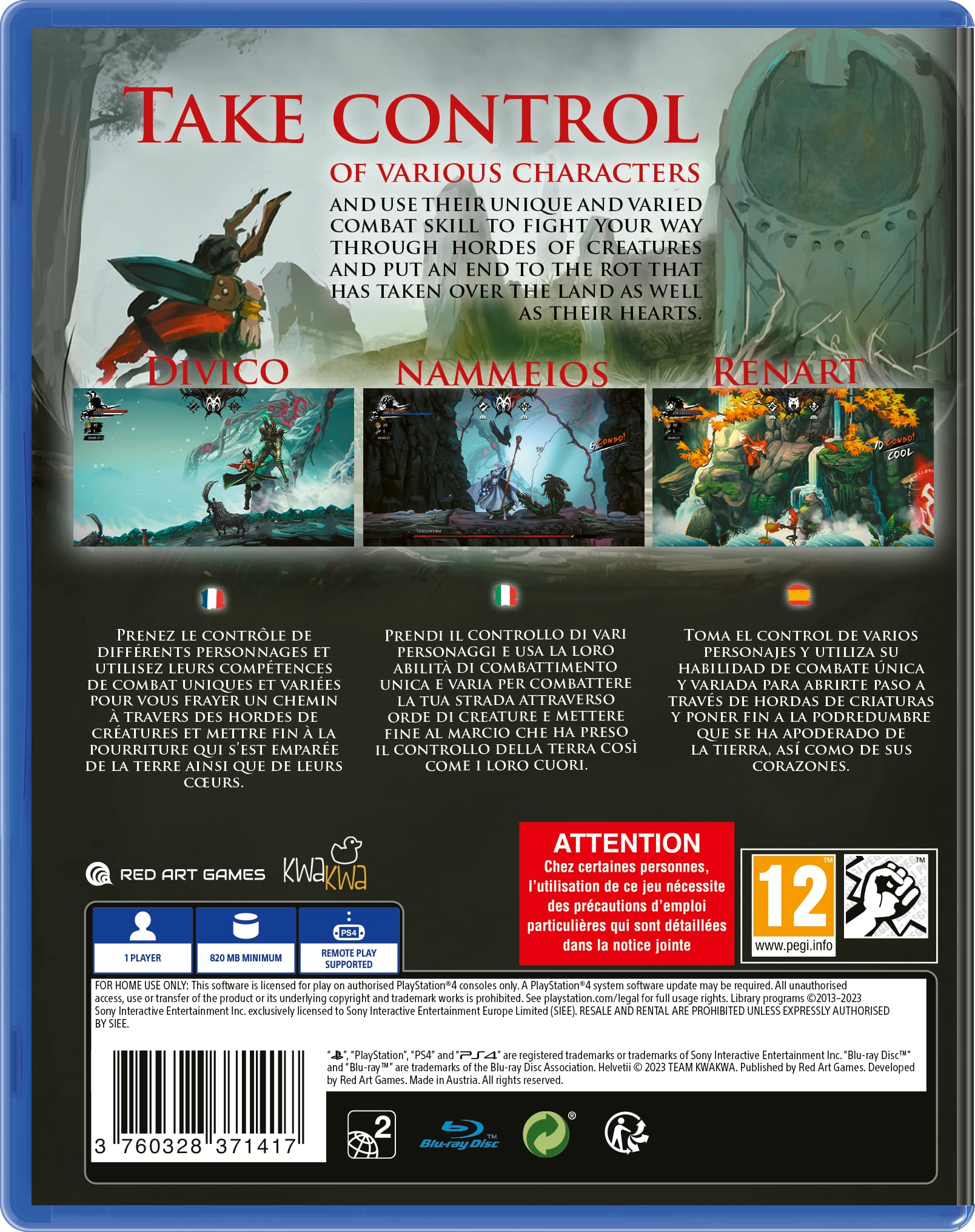 Helvetii Playstation 4 Game - Action RPG Adventure for PS4 | Perfect for Fantasy Gaming Enthusiasts & Story-Driven Players