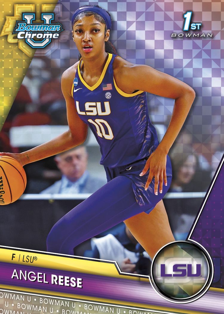 2023-24 Topps Bowman University Chrome Basketball Cards - Single Pack | Collectible Sports Trading Cards for Fans & Enthusiasts | Perfect for Gifts, Trading & Display