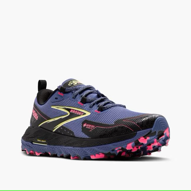 Women's Cascadia 18 GTX Trail Running Shoes - Waterproof Grey Blue/Black/Pink Hiking Boots for Women - Perfect for Outdoor Adventures & Mountain Trekking