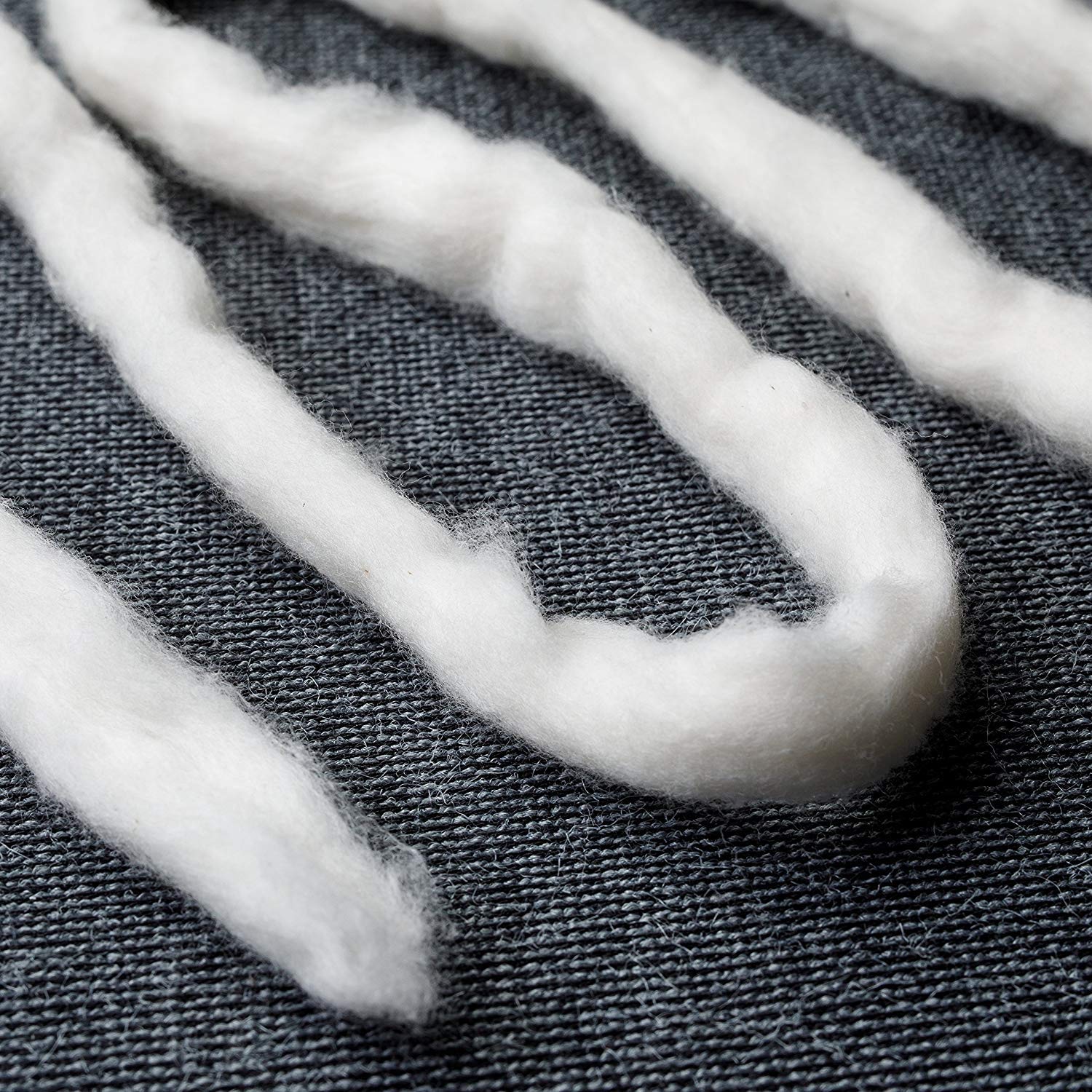 Organic Japanese Cotton Sliver 13 Feet - 100% Unbleached, Natural & Eco-Friendly [Made in Japan] (4 Pack) - Perfect for Baby Care, DIY Crafts & Sensitive Skin Products
