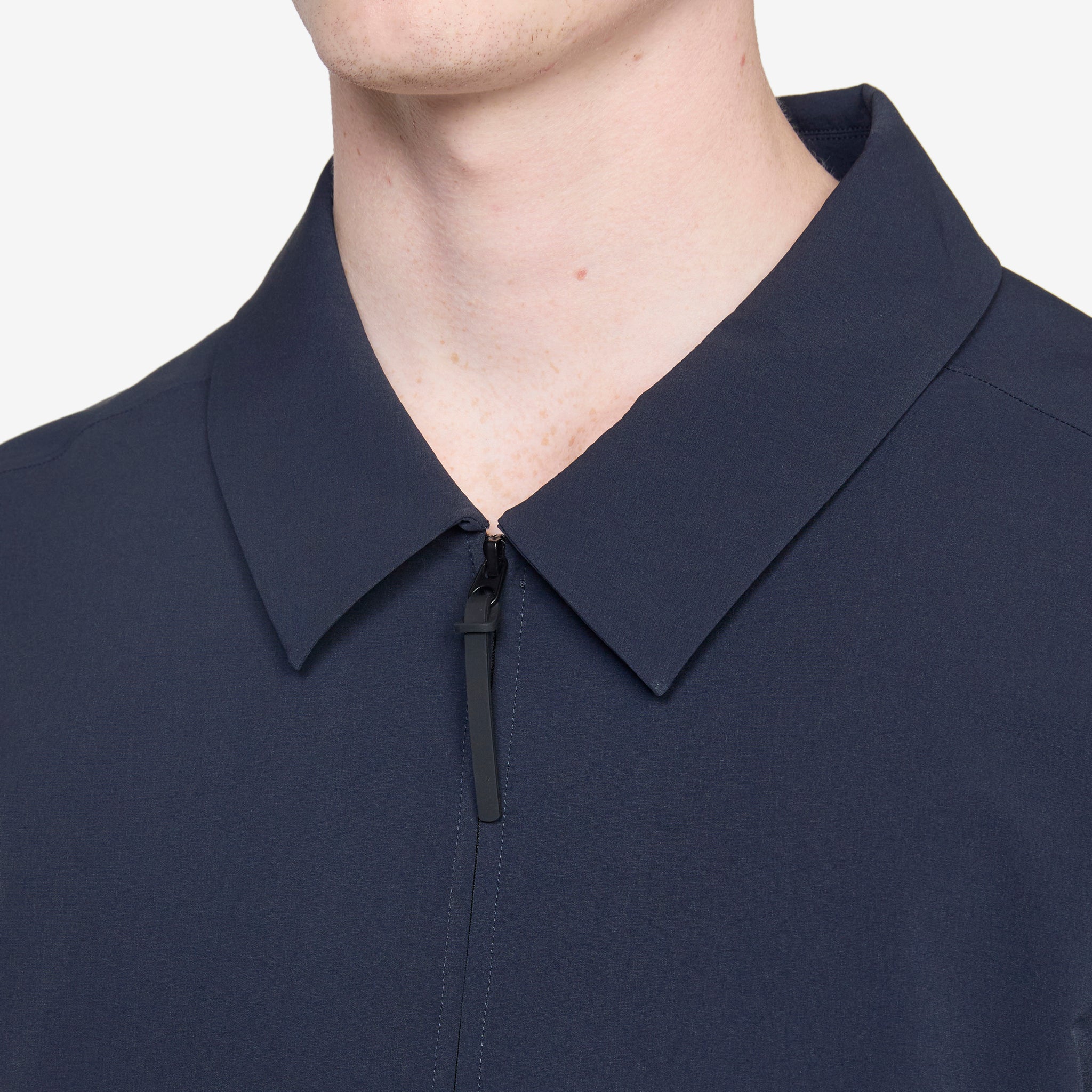 Men's Performance Tech Short Sleeve Shirt - Moisture Wicking & Breathable Dark Navy Blue T-Shirt for Gym, Running & Outdoor Activities