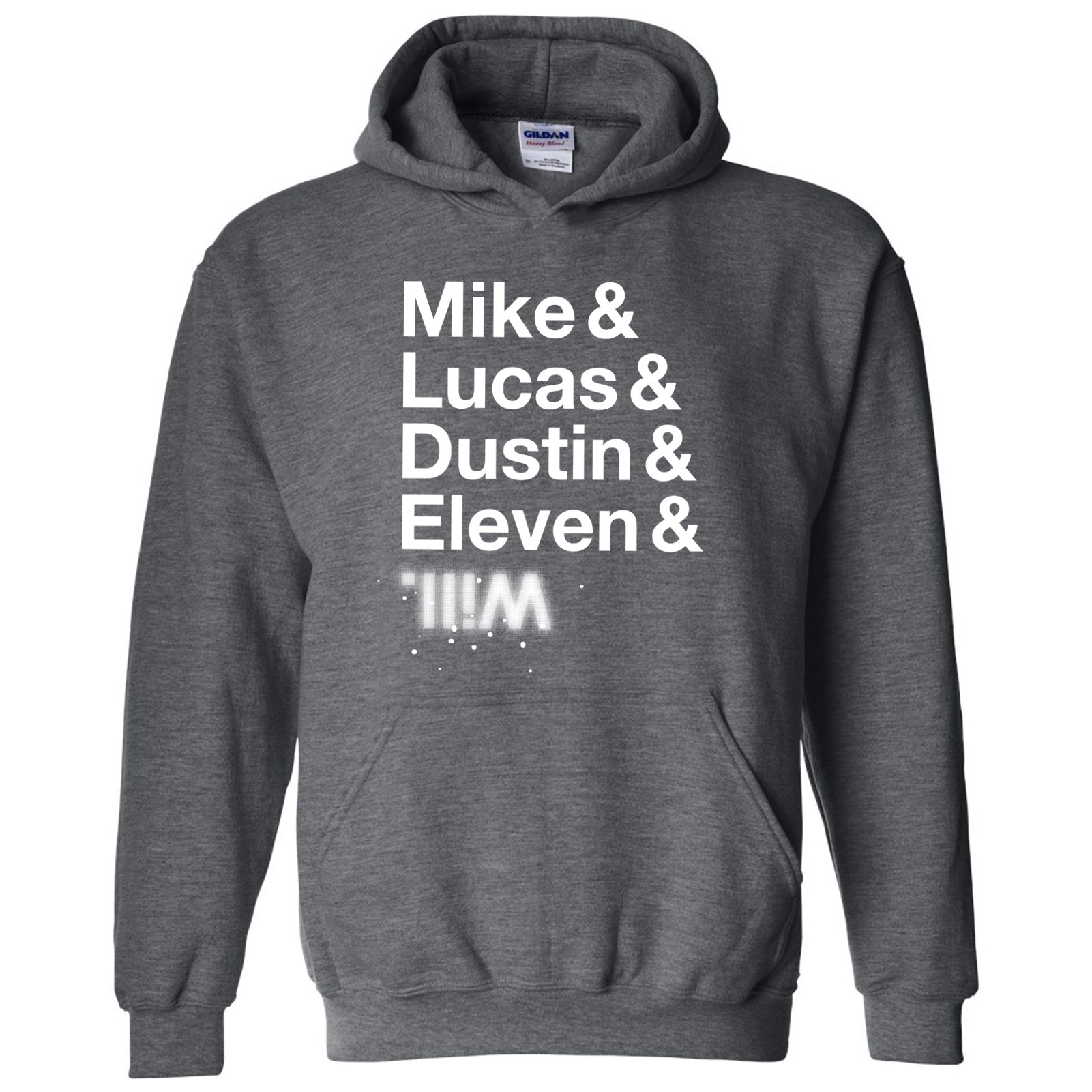 UGP Campus Apparel The Party - Mike Lucas Dustin Eleven Will Hoodie | Comfortable College Sweatshirt for Men & Women | Perfect for Casual Wear, Campus Events & Fan Merchandise