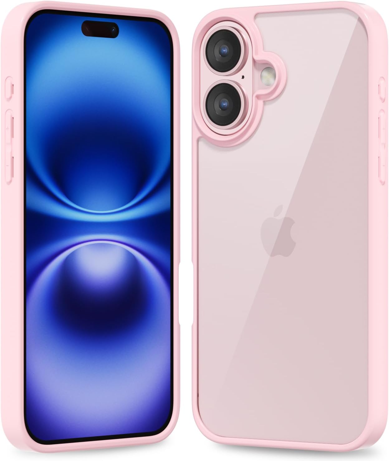 iPhone 16 Pro Case - Clear Hybrid Hard Shell with Soft Silicone Bumper | Non-Yellowing Acrylic | Lightweight Protective Cover for Everyday Use & Drop Protection
