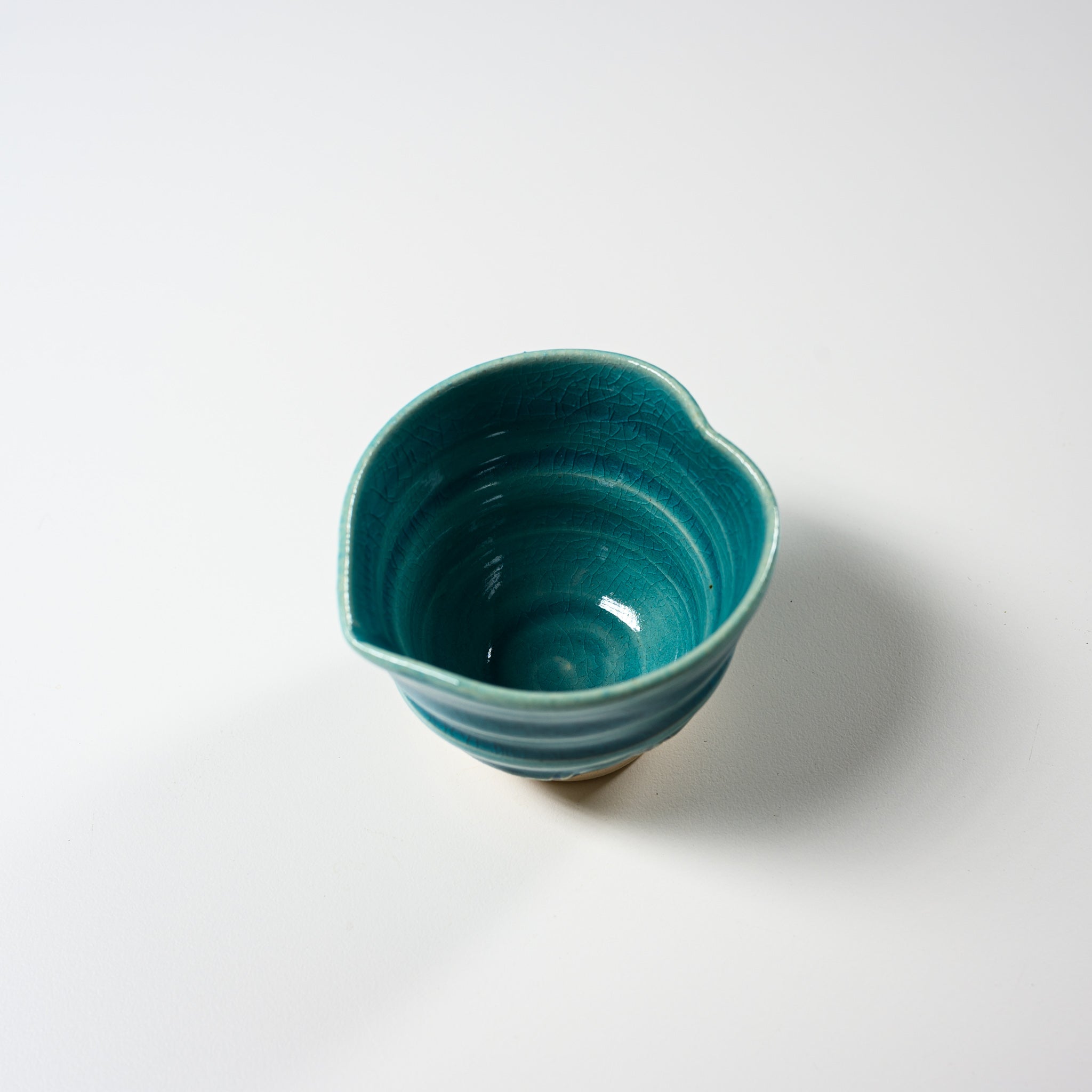 NINSHU Heart Series Spout Bowl - 3 Color Options (Souku Blue) - Perfect for Baby Feeding, Toddler Mealtime & Elderly Care