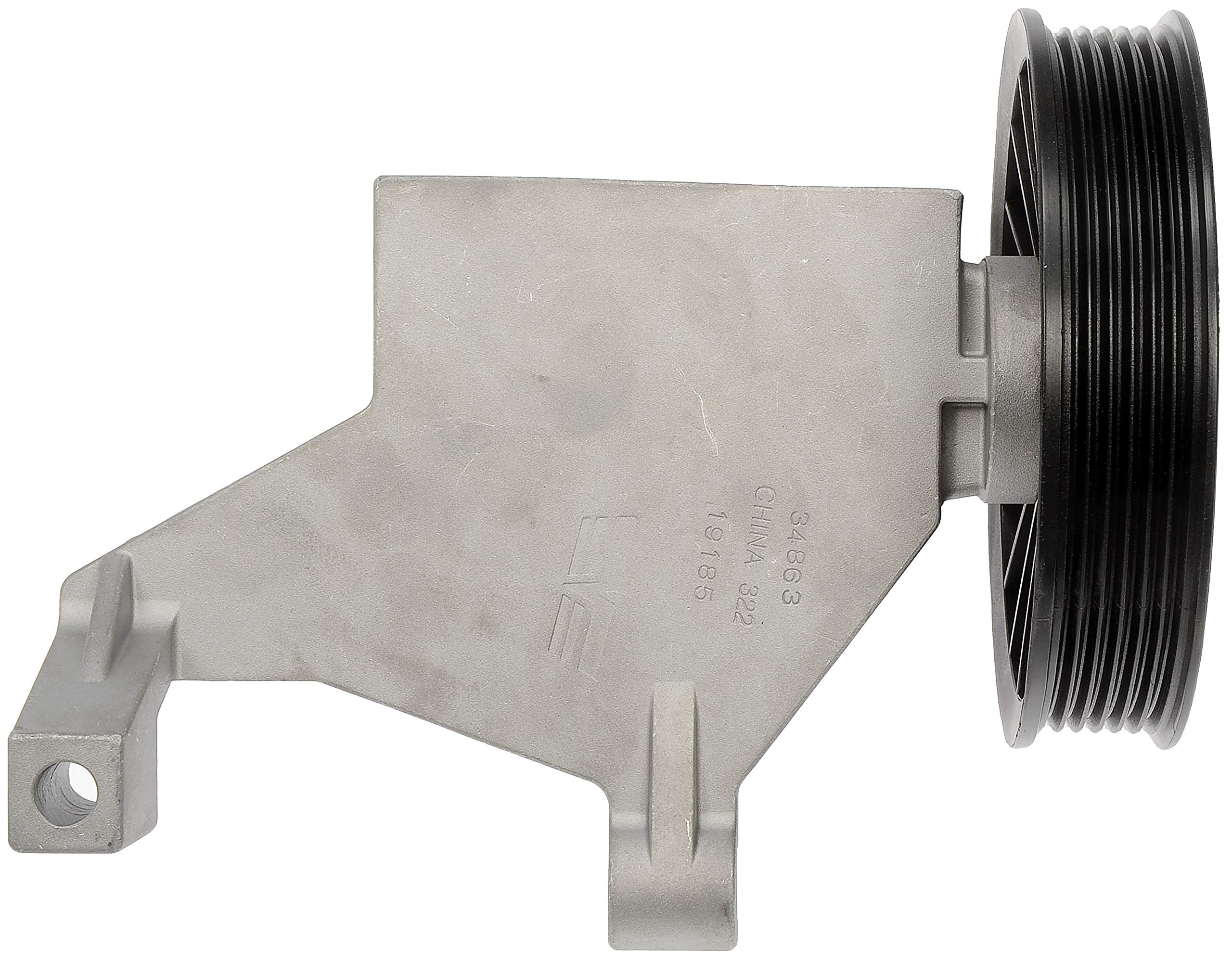 Dorman 34863 A/C Compressor Bypass Pulley - Replacement for Jeep Wrangler, Grand Cherokee & More | High-Performance Auto Part for Smooth AC System Operation