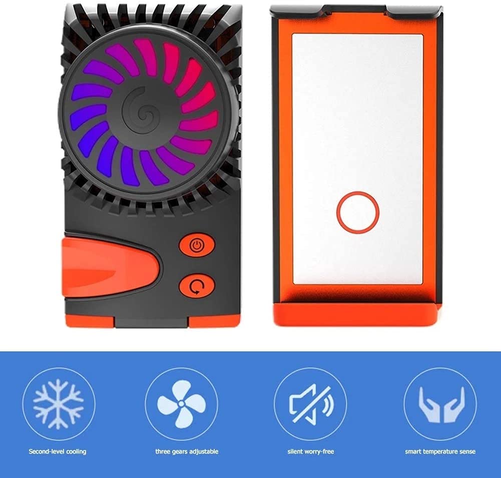 Semiconductor Phone Cooler - 3-Second Fast Cooling Mobile Phone Radiator & Fan for Gaming, Live Streaming - Perfect for iPhone, Android, and Long Gaming Sessions