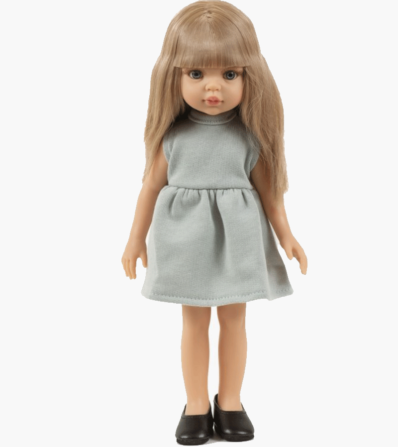 Cotton Tea Vert Faustine Dress for 18