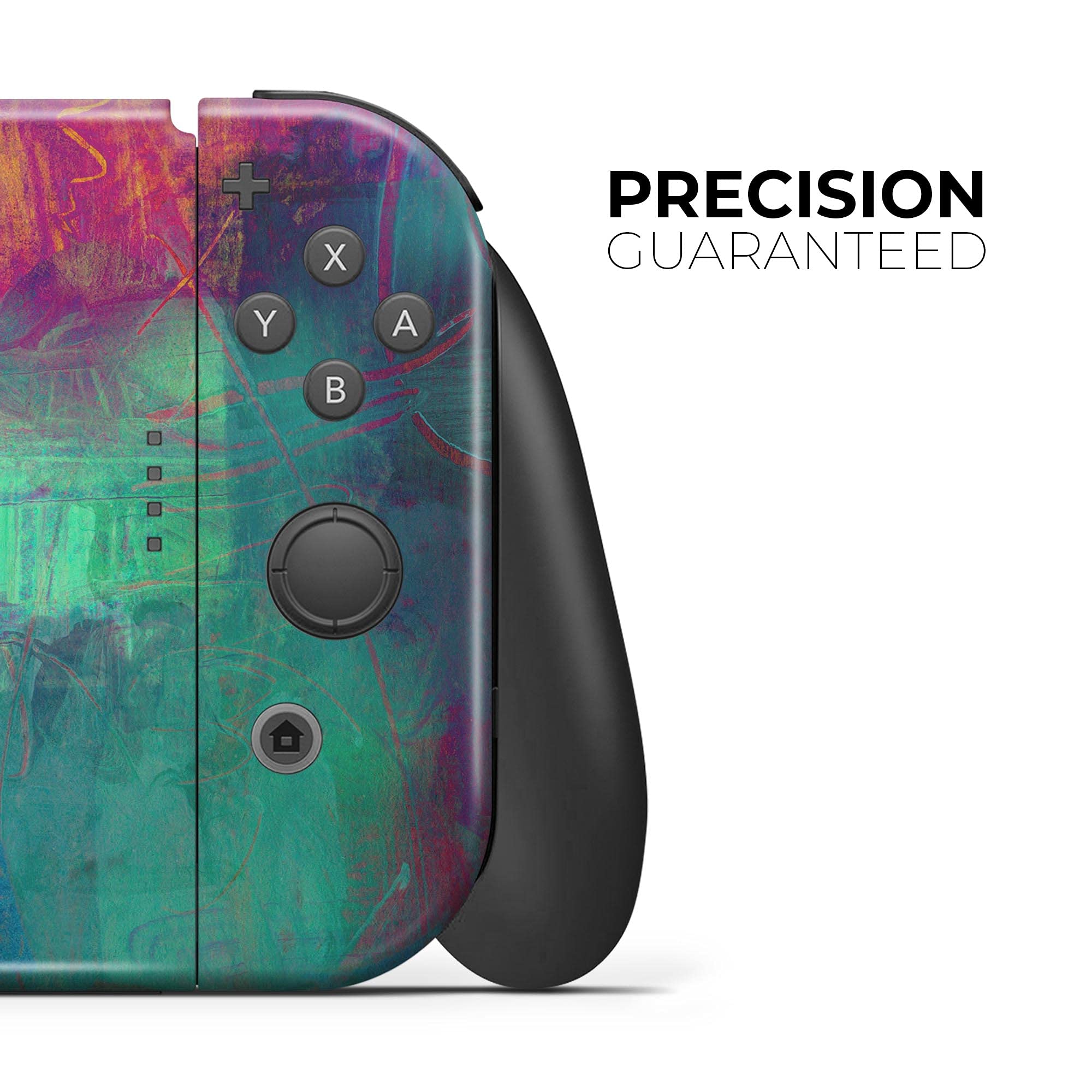 Nintendo Switch Pro Controller Skin - Abstract Oil Painting V3 Design, Scratch-Resistant Removable Vinyl Wrap Cover for Protection | Perfect for Gaming Enthusiasts & Customization Lovers