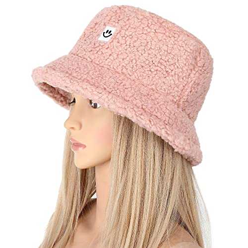 Stylish Furry Bucket Hat for Women & Men - Trendy Winter Fashion Accessory - Perfect for Outdoor Activities, Music Festivals & Streetwear