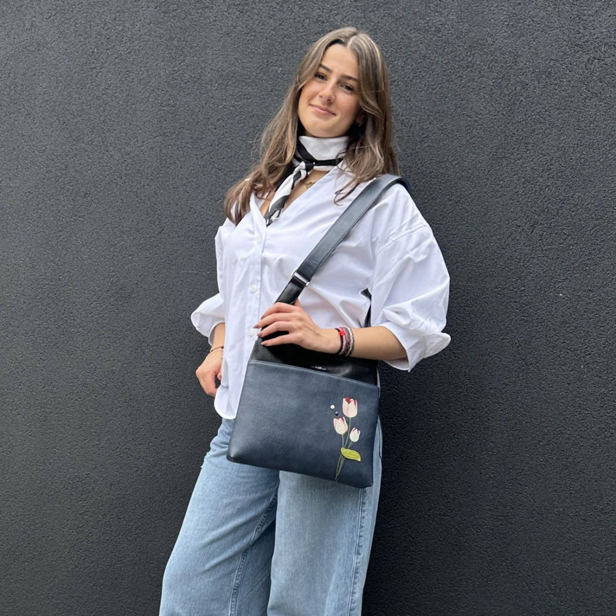 Espe Tulip Messenger Bag - Stylish Crossbody Purse for Women - Perfect for Work, Travel & Everyday Use
