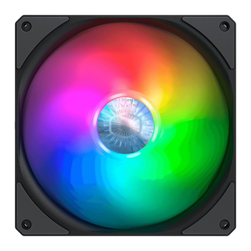 Cooler Master MFX B4DN 14NPA R1 CM SICKLEFLOW 140 PWM ARGB Fan - High Performance RGB PC Cooling Fan with PWM Control for Gaming PCs, Workstations, and Custom Builds (2-Year Warranty)
