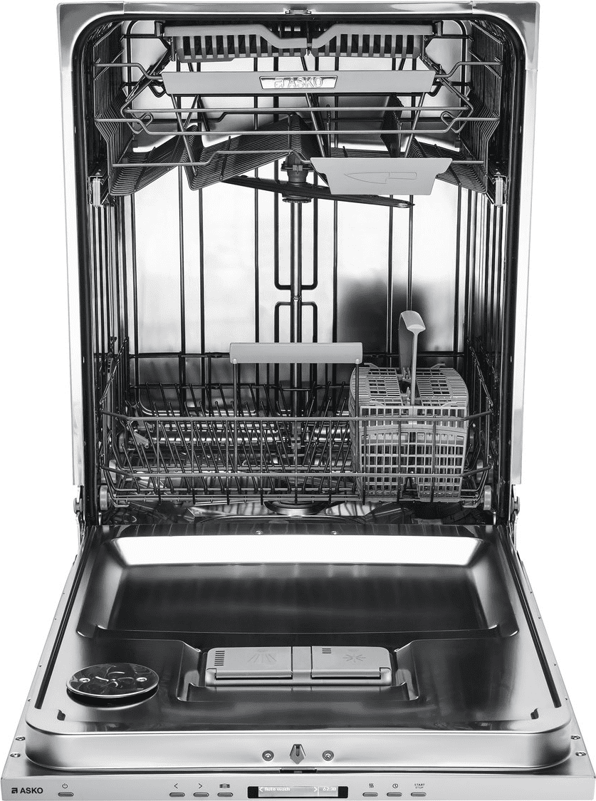 Asko DFI664XXLSOF Panel Ready Built-In Dishwasher - Stainless Steel, Ultra Quiet, Energy Efficient for Modern Kitchens | Perfect for Open Concept Homes & Entertaining