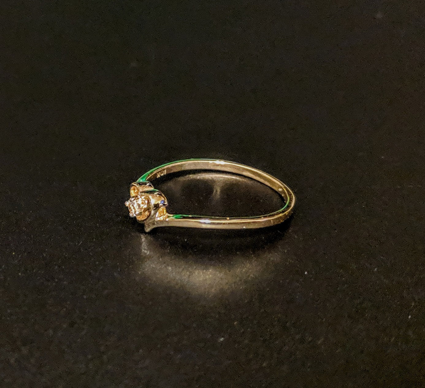 Solid Yellow or White Gold Natural Sapphire Heart Promise Ring | Genuine Sapphire Accented Engagement Ring | 143 712 Fine Jewelry | Petite Size | Perfect for Proposals, Anniversaries & Romantic Gifts