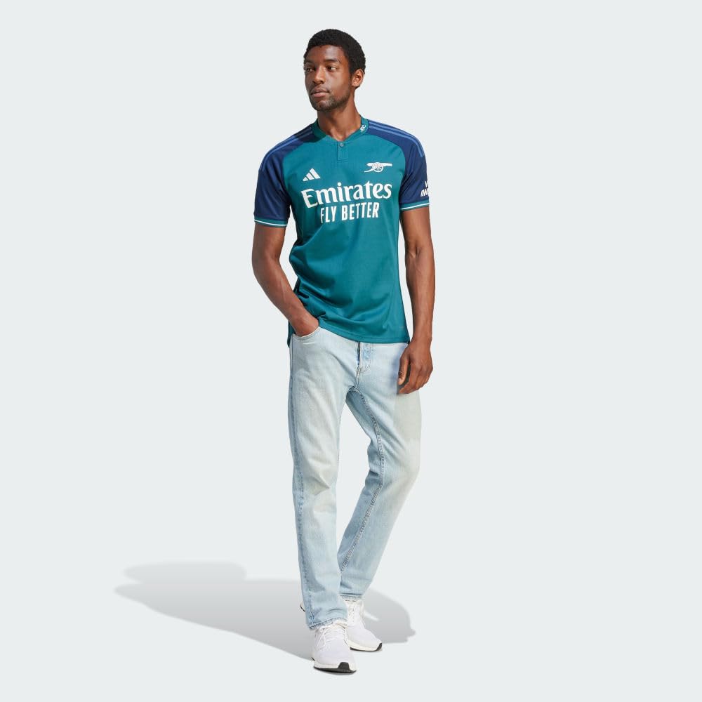 adidas Men's Soccer Arsenal 23/24 Third Jersey - Vintage Style Fan Jersey, Eco-Friendly Recycled Materials, X-Large - Perfect for Matchdays, Gifts & Soccer Enthusiasts