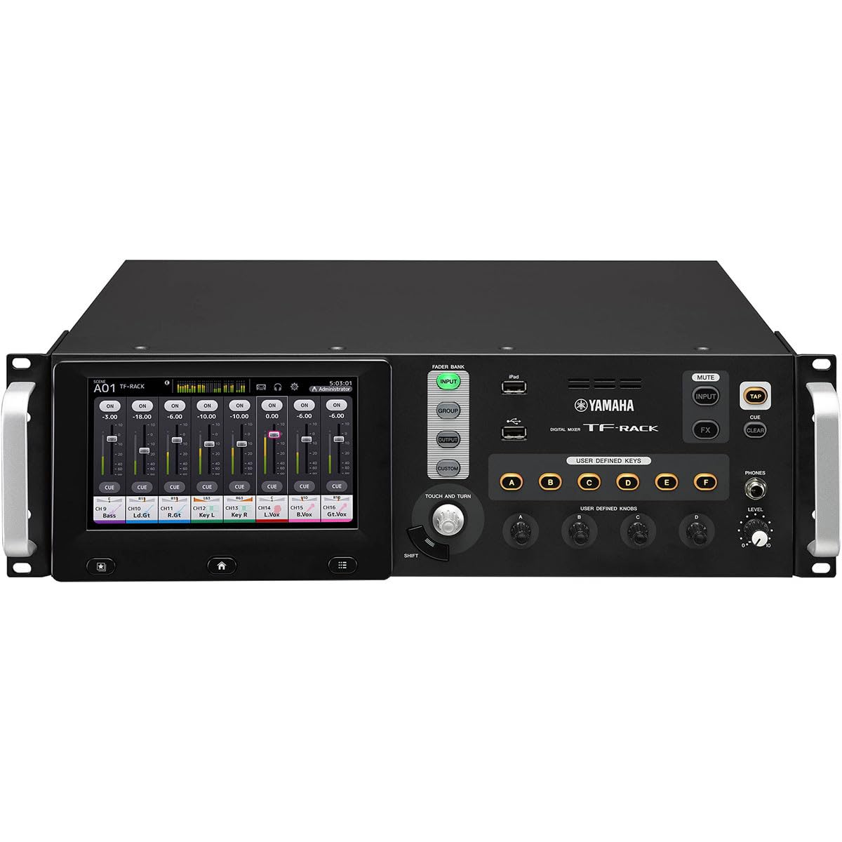 Yamaha TF-Rack Professional 19-Inch Rack-Mount Audio Mixer - Perfect for Live Sound, Studio Recording & DJ Setups