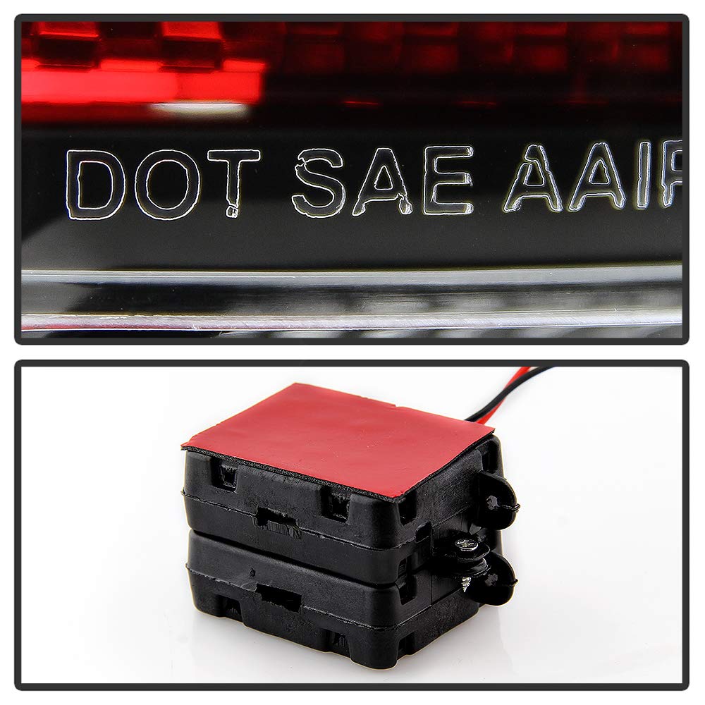 Xtune Euro LED Style Tail Light for Dodge Dakota 1997-2004 - Black Clear Lens - High Visibility & Durable Design - Perfect for Night Driving & Off-Road Adventures