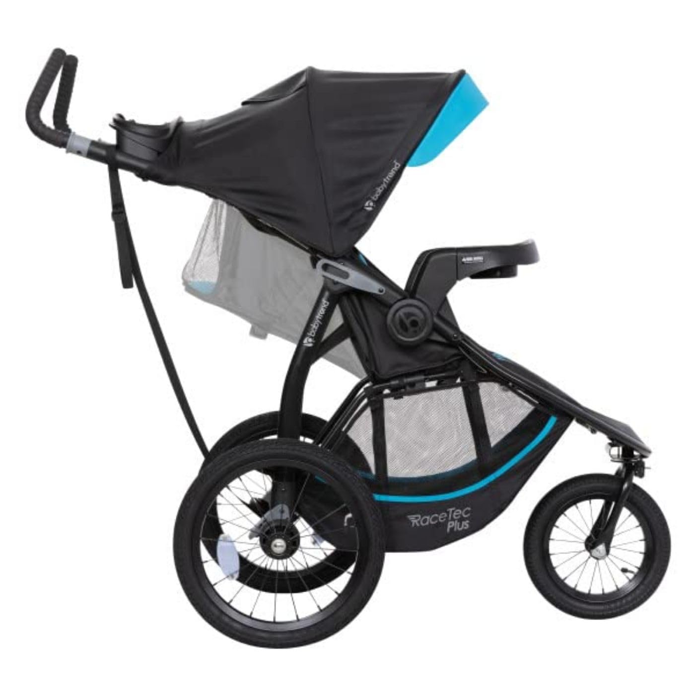Baby Trend Expedition Race Tec PLUS Jogging Stroller Travel System with EZ-Lift PLUS Infant Car Seat - Ultra Marine Blue | Lightweight Baby Stroller & Car Seat Combo for Newborns | Perfect for Jogging, Shopping & Air Travel
