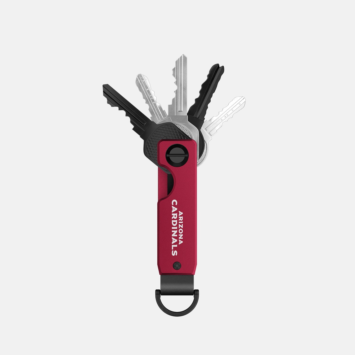 Ridge KeyCase for Arizona Cardinals - Slim RFID Blocking Key Holder with Money Clip - Perfect for NFL Fans, Travel & Everyday Carry