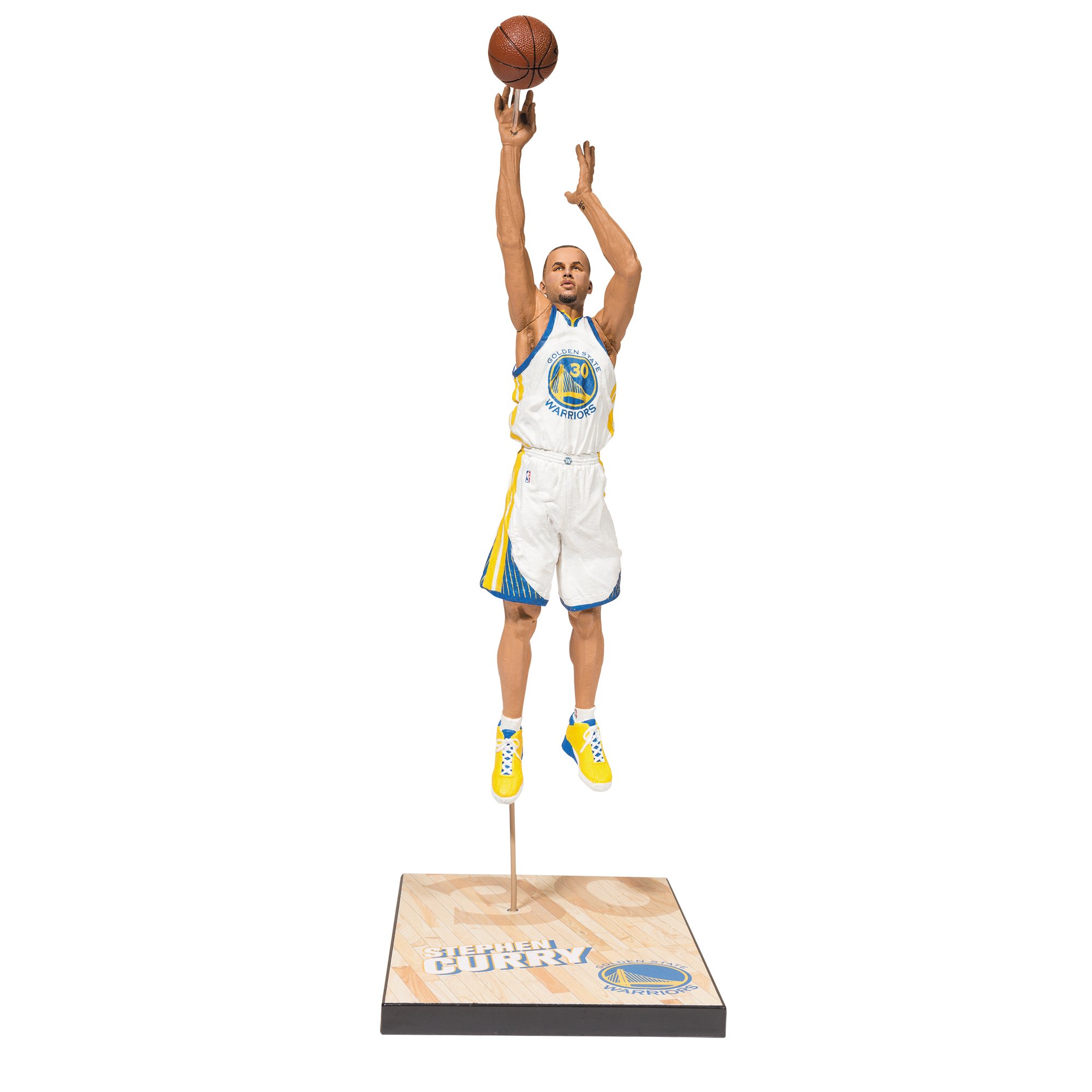 McFarlane Toys NBA Series 28 Stephen Curry Collectible Action Figure - Perfect for Basketball Fans, Display & Gift Giving