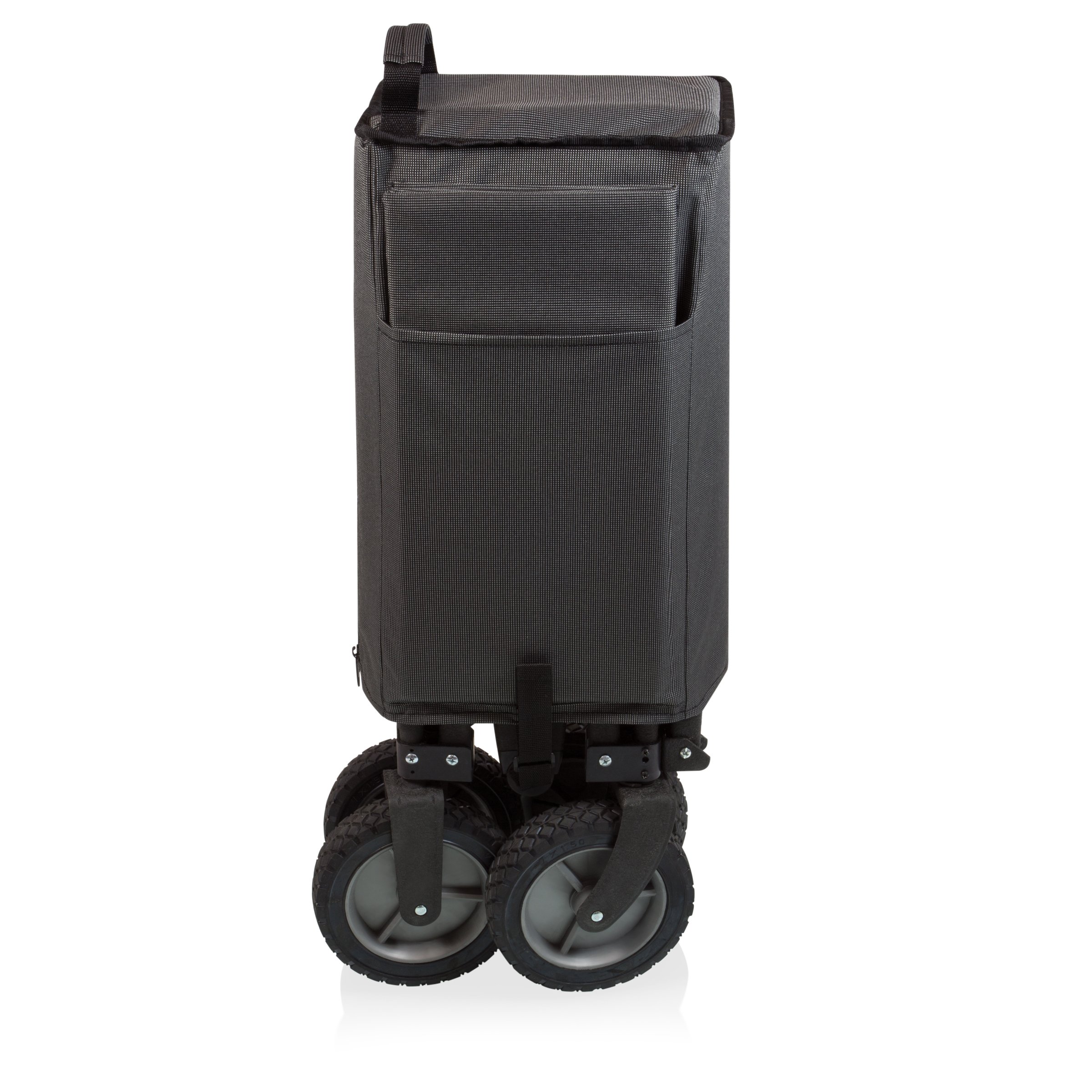 PICNIC TIME Adventure Wagon Elite - Foldable Utility Wagon with Table Top Lid & Soft Cooler Liner for Outdoor Camping, Beach Trips, and Tailgating