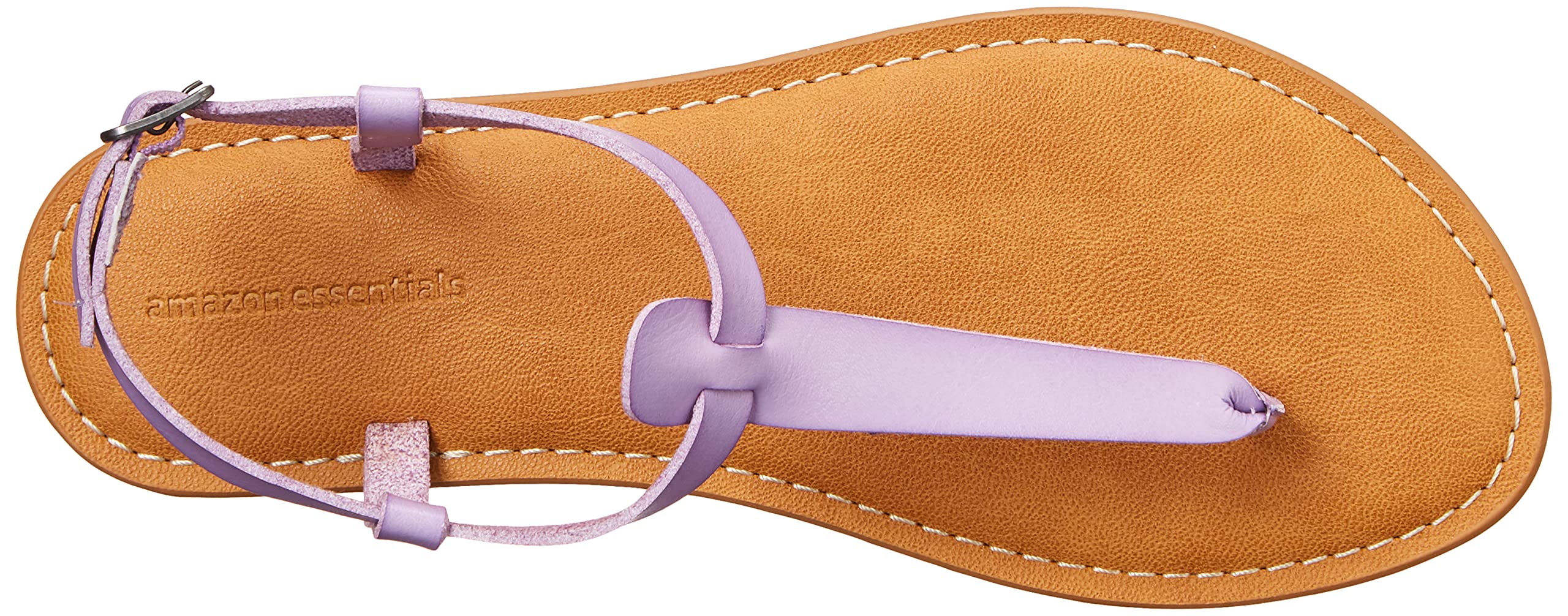 Amazon Essentials Women's Casual Thong Sandal with Adjustable Ankle Strap - Comfortable Summer Flip Flops for Beach, Pool & Outdoor Wear