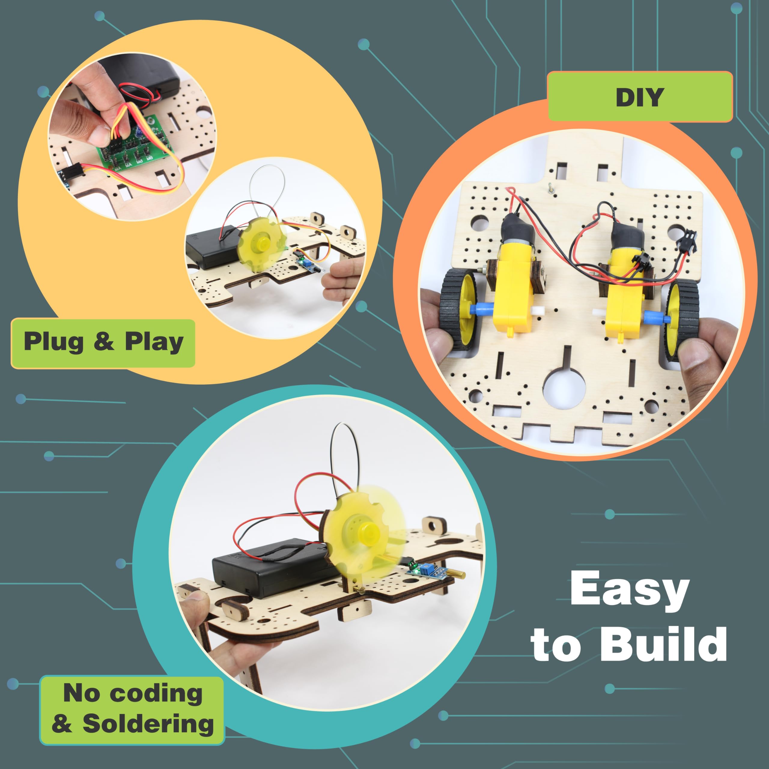 ButterflyEdufields 40-in-1 STEM Robotics Kit for Kids Ages 8-12 | DIY Robot Building Kit with Electronics Board & Sensors | Educational Science Toy for Homeschooling & Classroom Learning | 100+ Parts | Perfect for STEM Projects, Science Fairs & Birthday Gifts