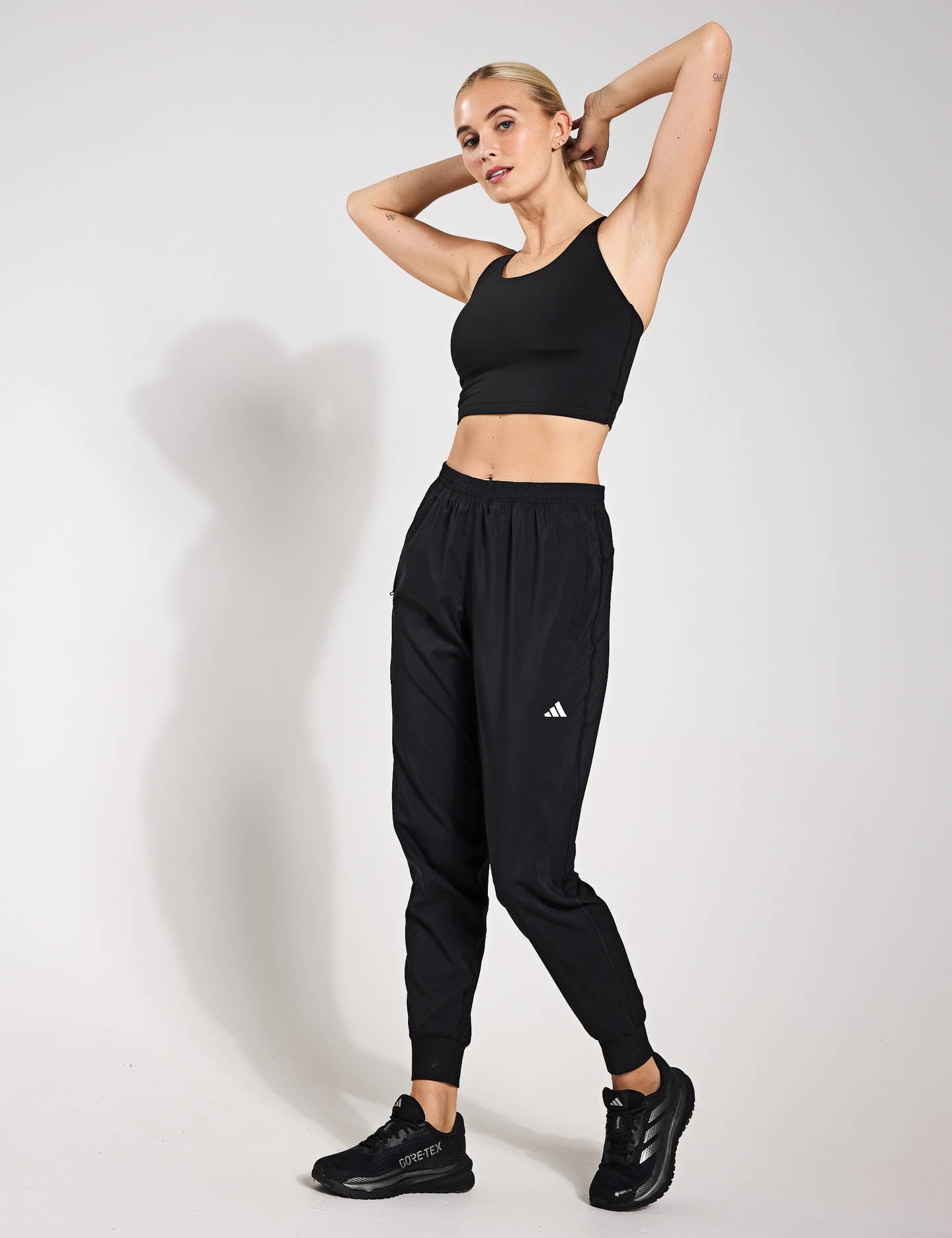 Own the Run Joggers - Premium Black Running Pants for Men & Women | Comfortable Workout Joggers for Gym, Yoga, and Casual Wear