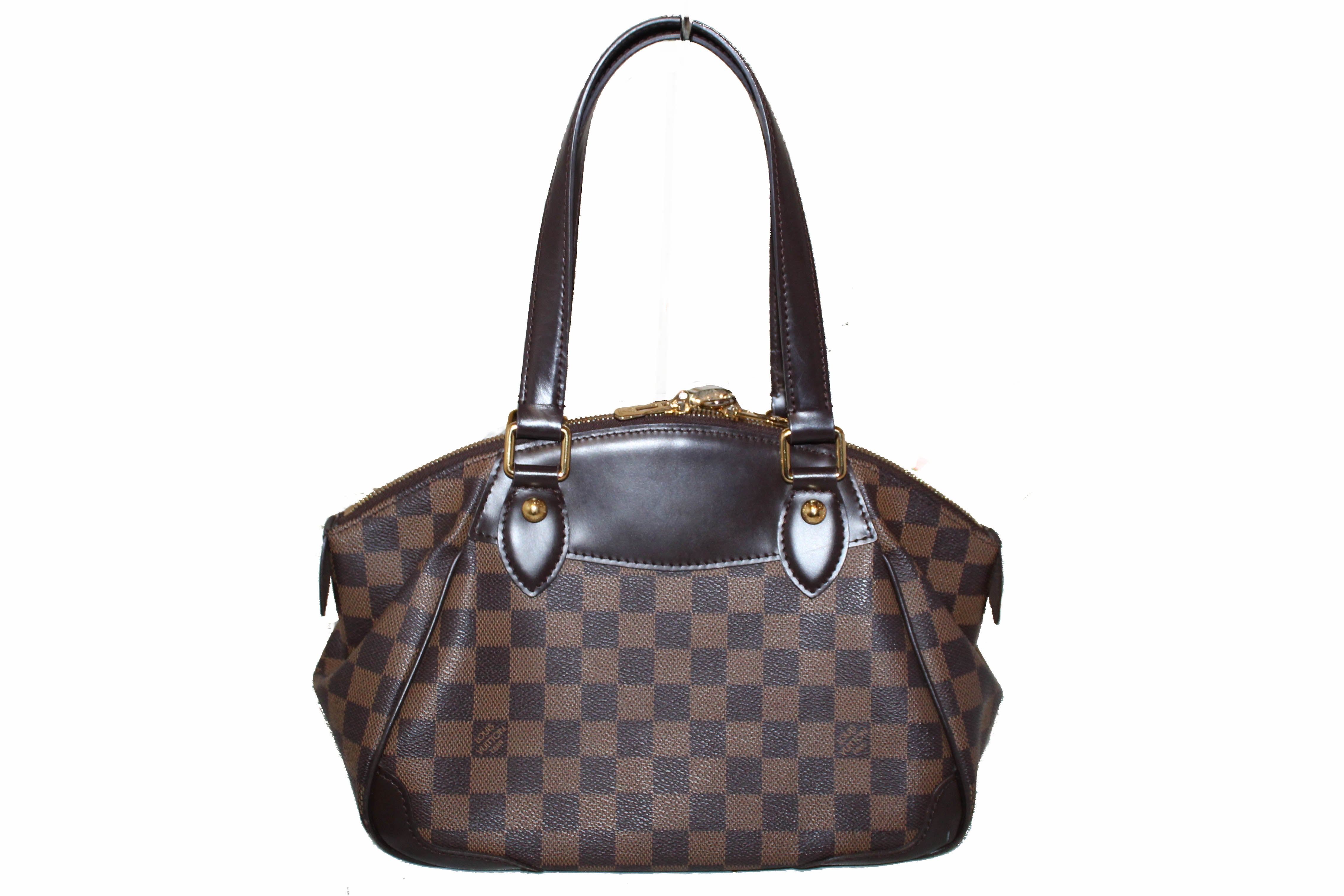 Authentic Louis Vuitton Damier Ebene Verona PM Shoulder Bag - Luxury Designer Handbag for Women, Perfect for Work, Travel & Everyday Use