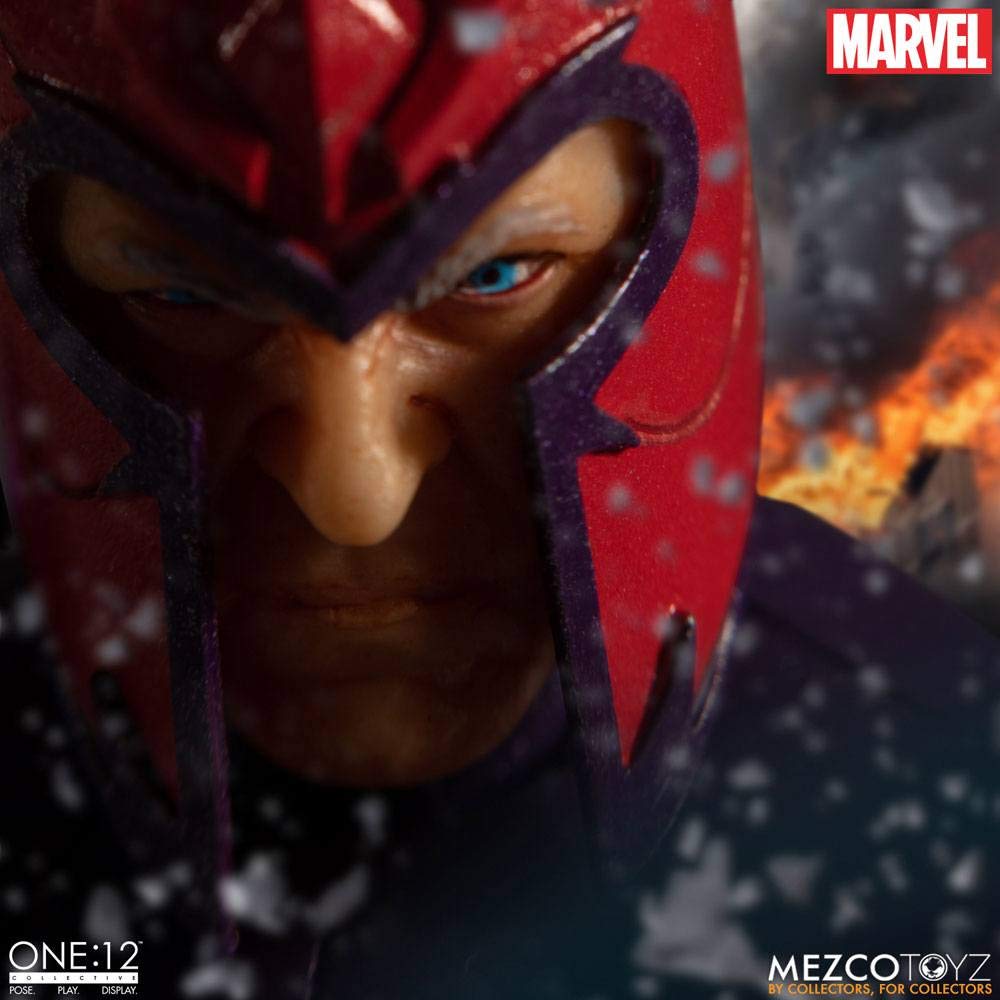 Mezco Toyz One:12 Collective Magneto Action Figure - Premium Collectible for Marvel Fans & Display