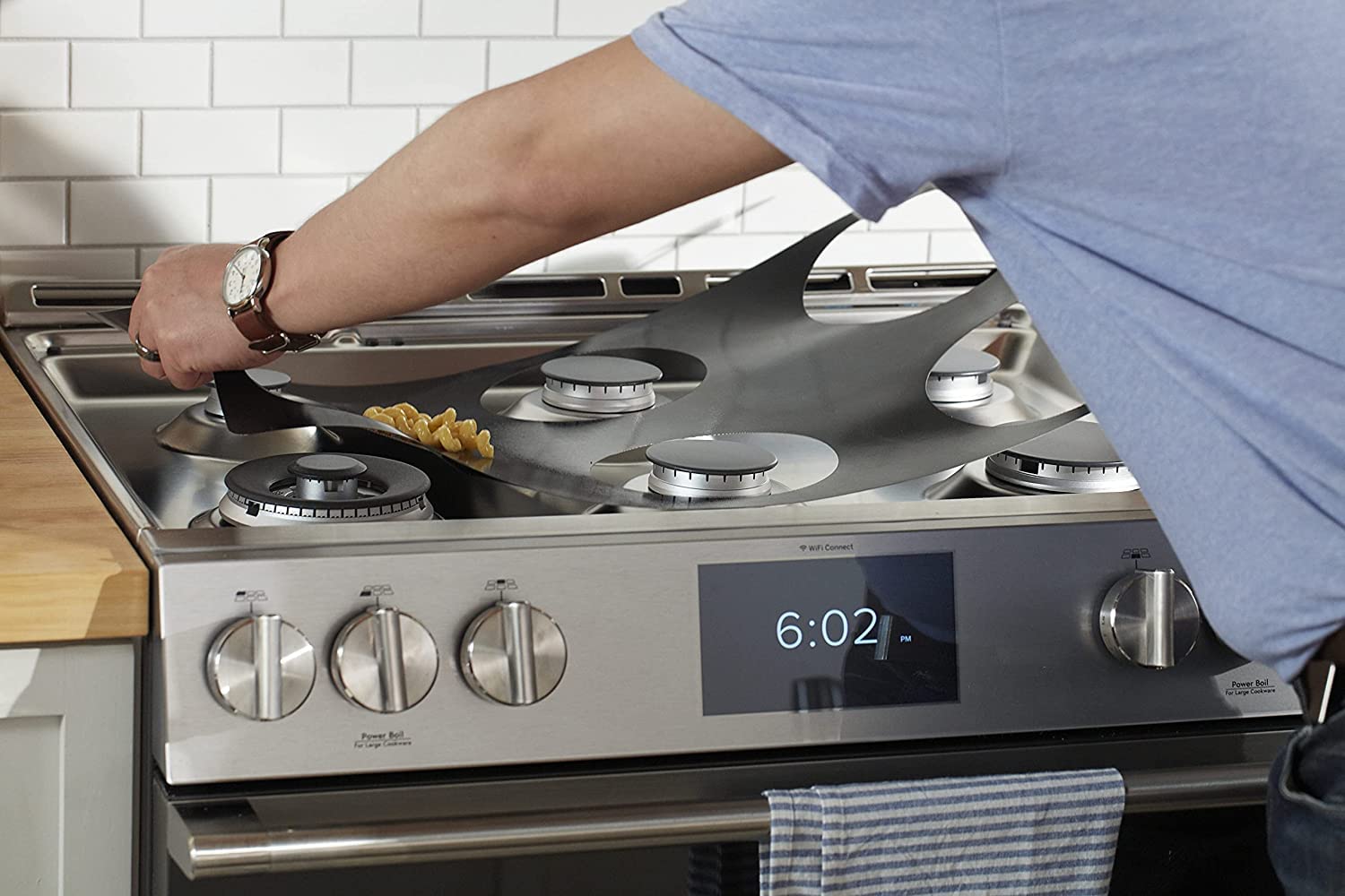 StoveGuard USA-Made Gas Stove Cover - Custom Designed & Precision Cut for Whirlpool WFG975H0HZ Gas Range - Durable Stove Top Protector for Kitchen Safety | Perfect for Home Cooking & Appliance Protection