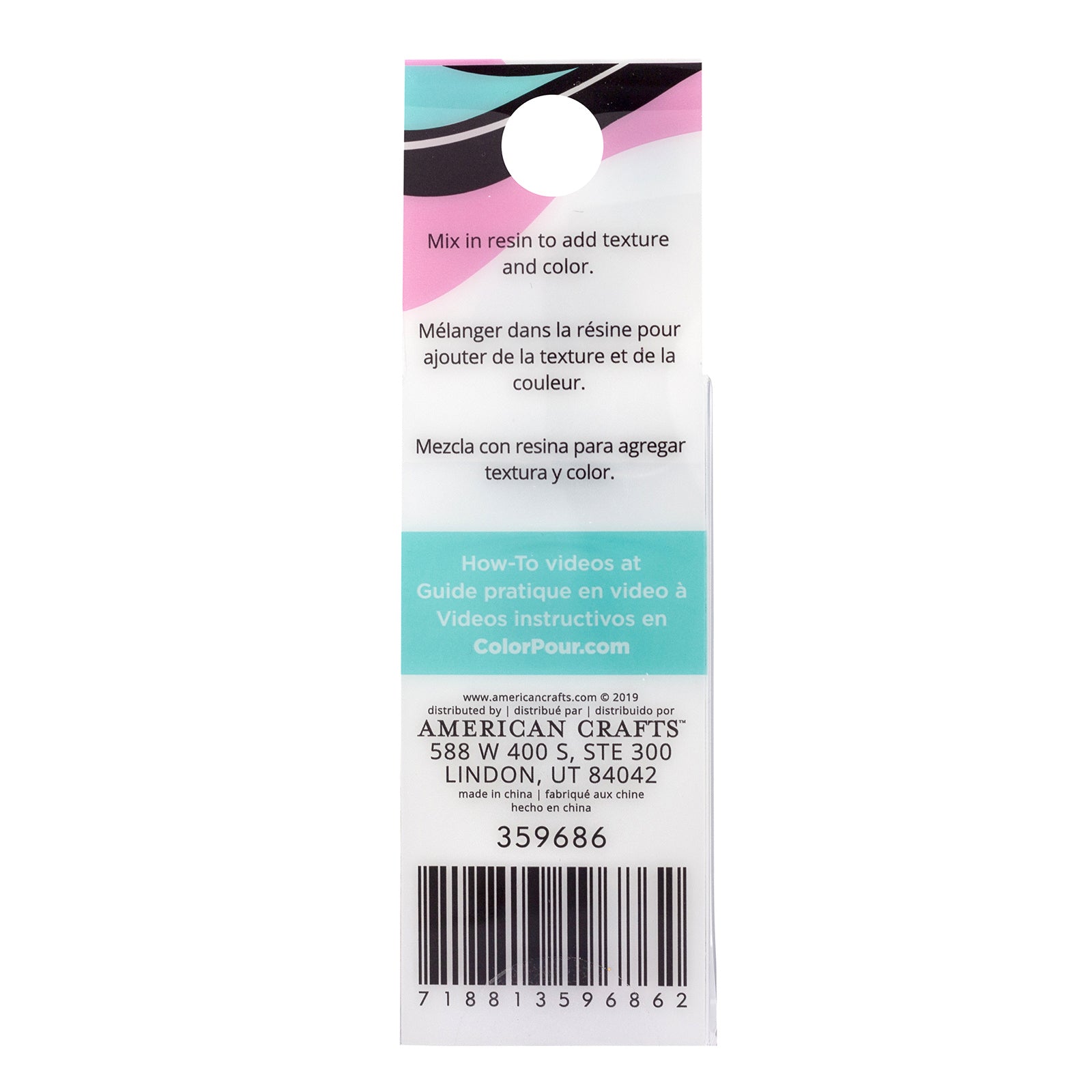 Color Pour Resin Mix Ins Microbeads - 4 Pack (50% Off) - Perfect for DIY Epoxy Resin Art, Jewelry Making & Craft Projects