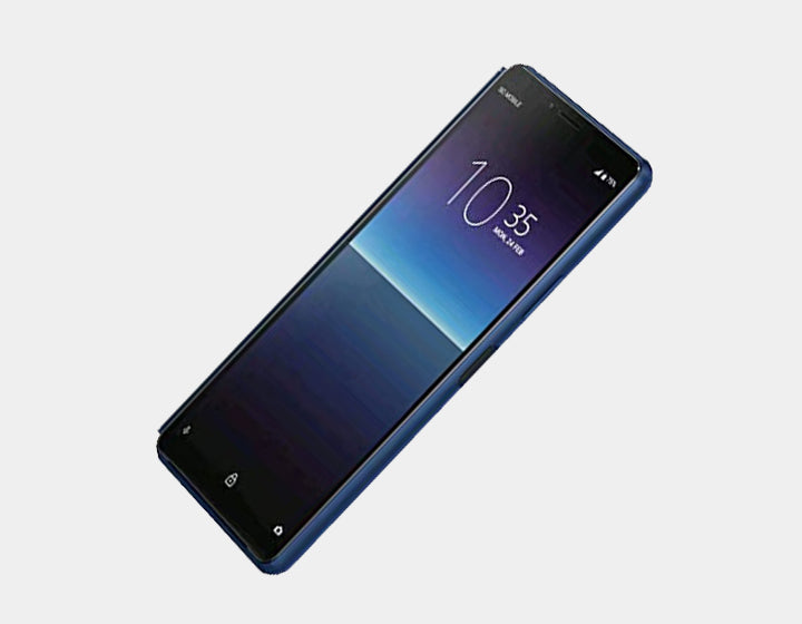 Sony Xperia 10 II XQ-AU52 128GB 4GB RAM Smartphone - International Version (Blue) - Perfect for Travel, Business & Entertainment