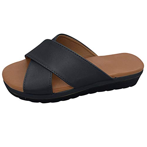 Women's Flat Sandals - Closed Toe & Open Toe Gladiator Sandals for Hiking, Walking | Comfortable Strappy Design for Outdoor Adventures, Beach & Casual Wear