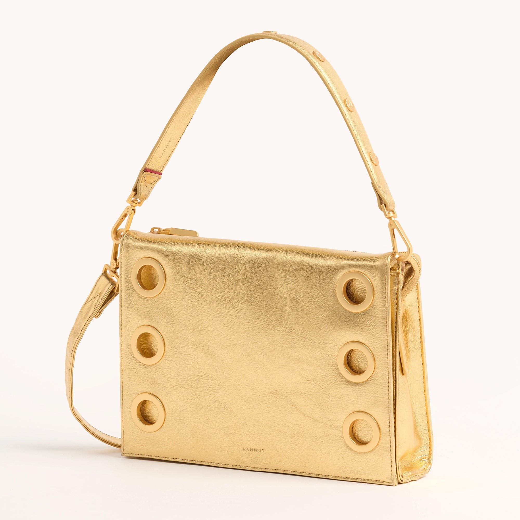 Montana Clutch - Gala Gold & Brushed Gold Hammered Large Crossbody Bag for Women | Perfect for Parties, Weddings & Evening Events