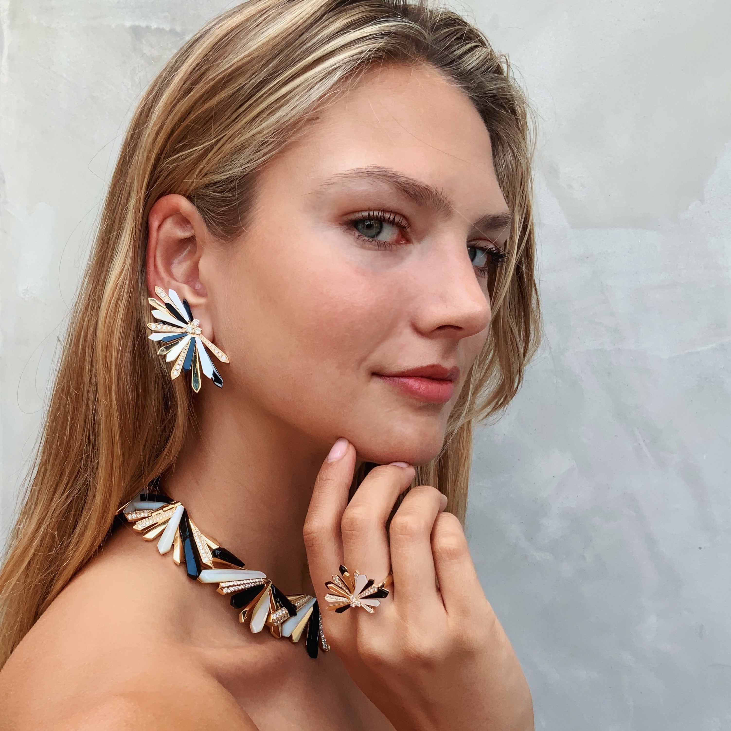 Stylish Penacho Cocktail Earrings for Women - Elegant Party Jewelry for Night Out, Wedding & Special Occasions