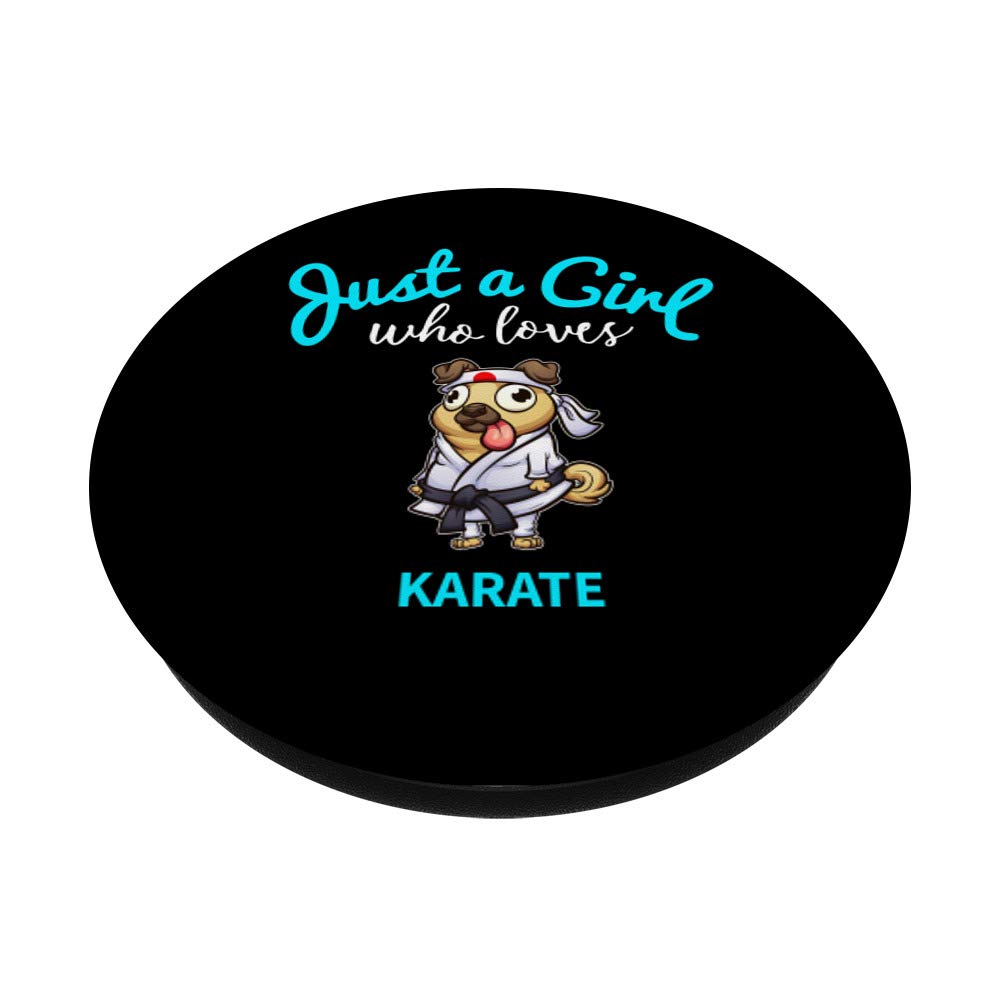 Karate Phone Grip for Girls - PopSockets Stand for Phones & Tablets | Martial Arts Training Accessory