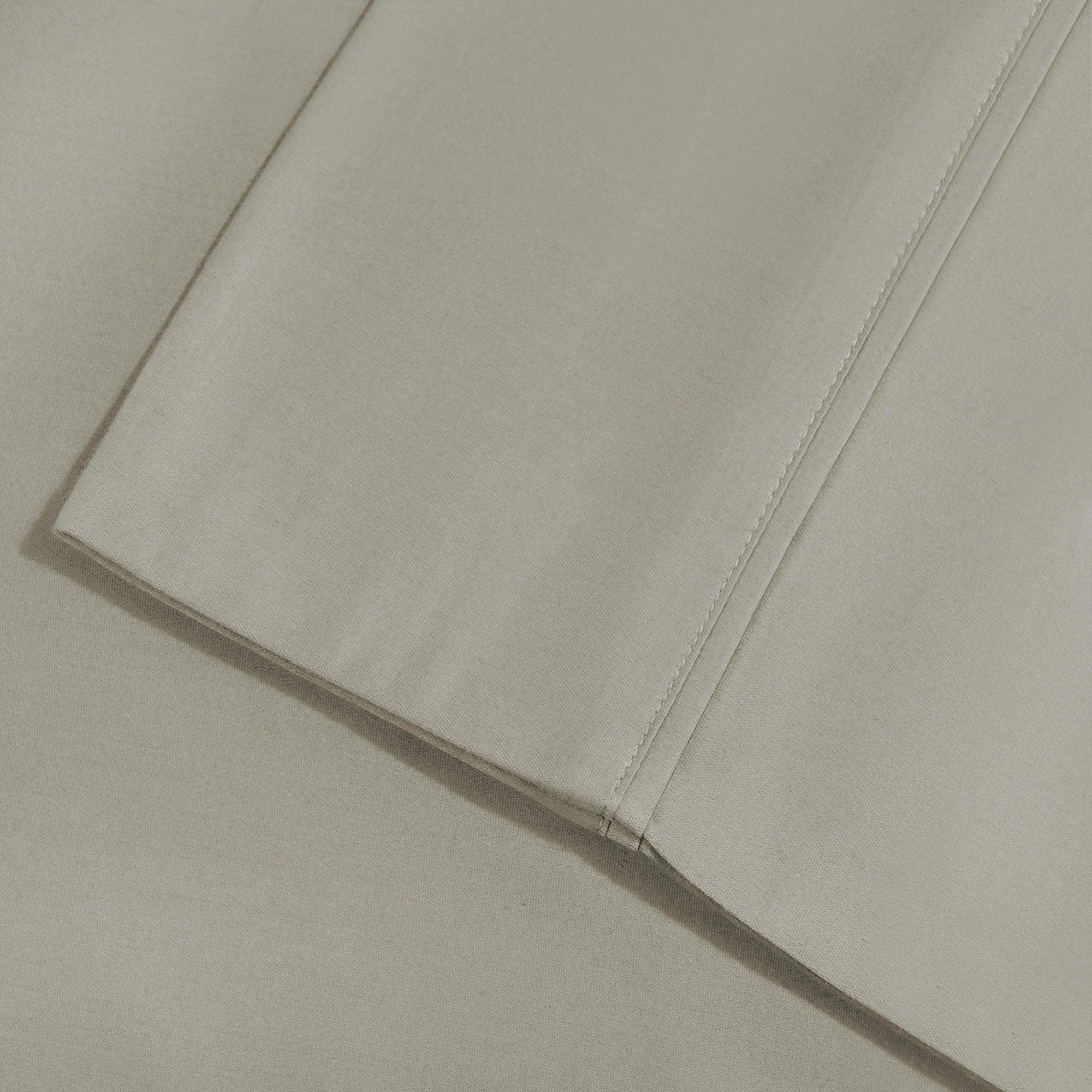 600 Thread Count Cotton Blend Solid Deep Pocket Sheet Set - Ultra Soft & Breathable Bed Sheets for Queen & King Size Beds - Perfect for Luxury Bedroom & Hotel Use
