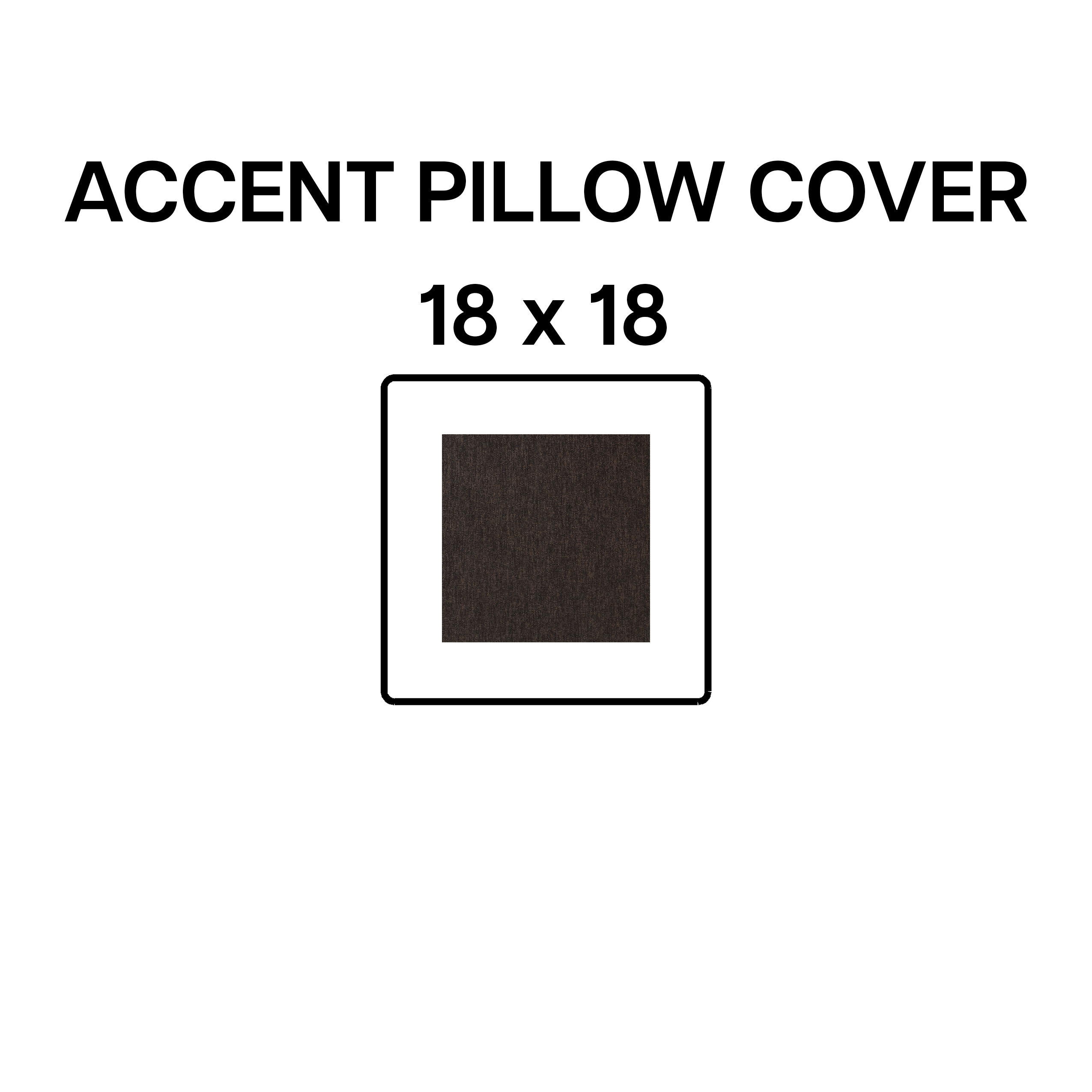 18x18 Inch Graphite Blue Accent Pillow Cover - Soft Decorative Throw Pillow Case for Sofa, Bed, Couch - BP 641 14 Home Decor