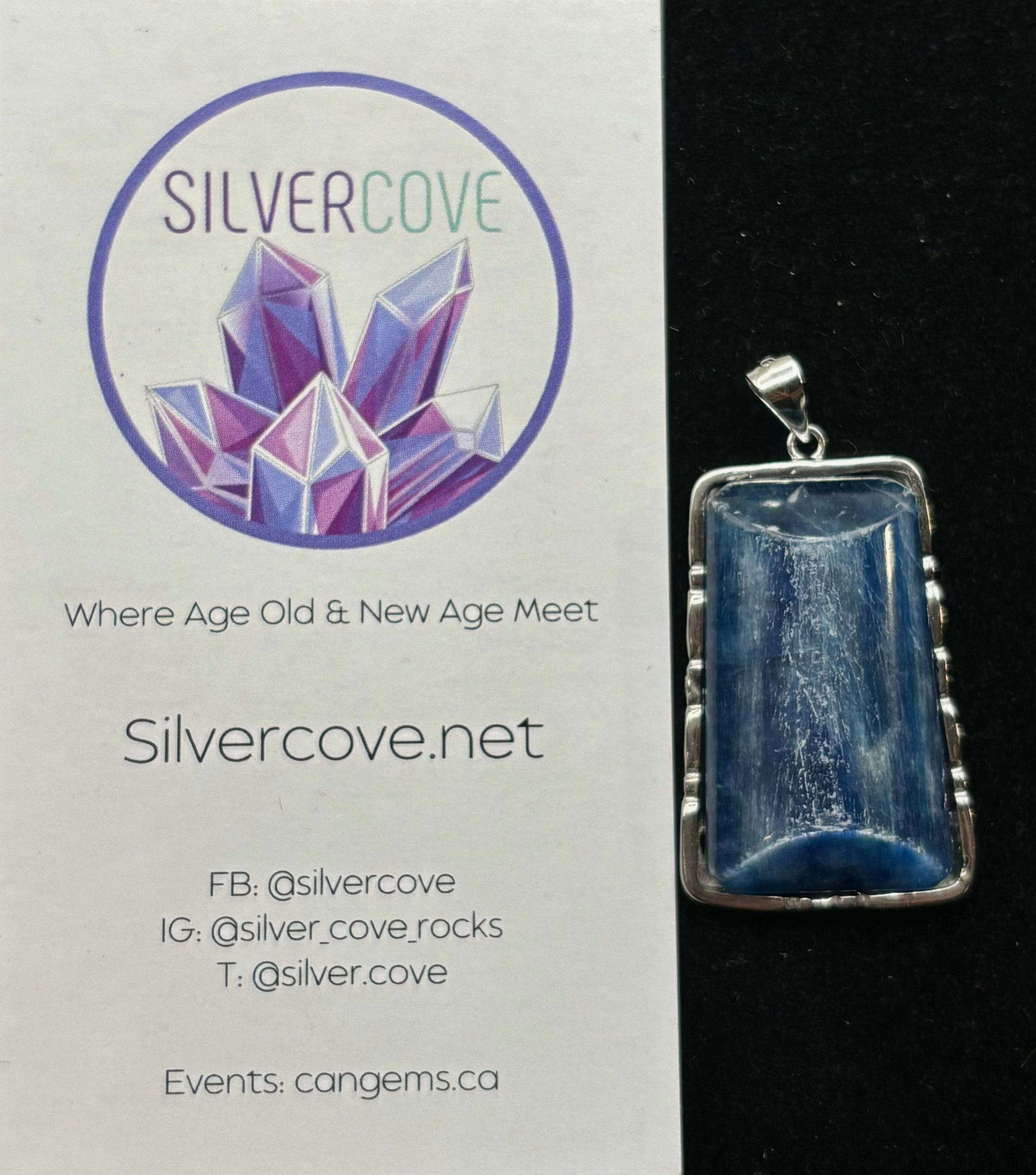 Natural Blue Kyanite Pendant Necklace - Healing Crystal Jewelry for Chakra Balancing & Spiritual Protection | Perfect for Meditation, Yoga & Energy Work