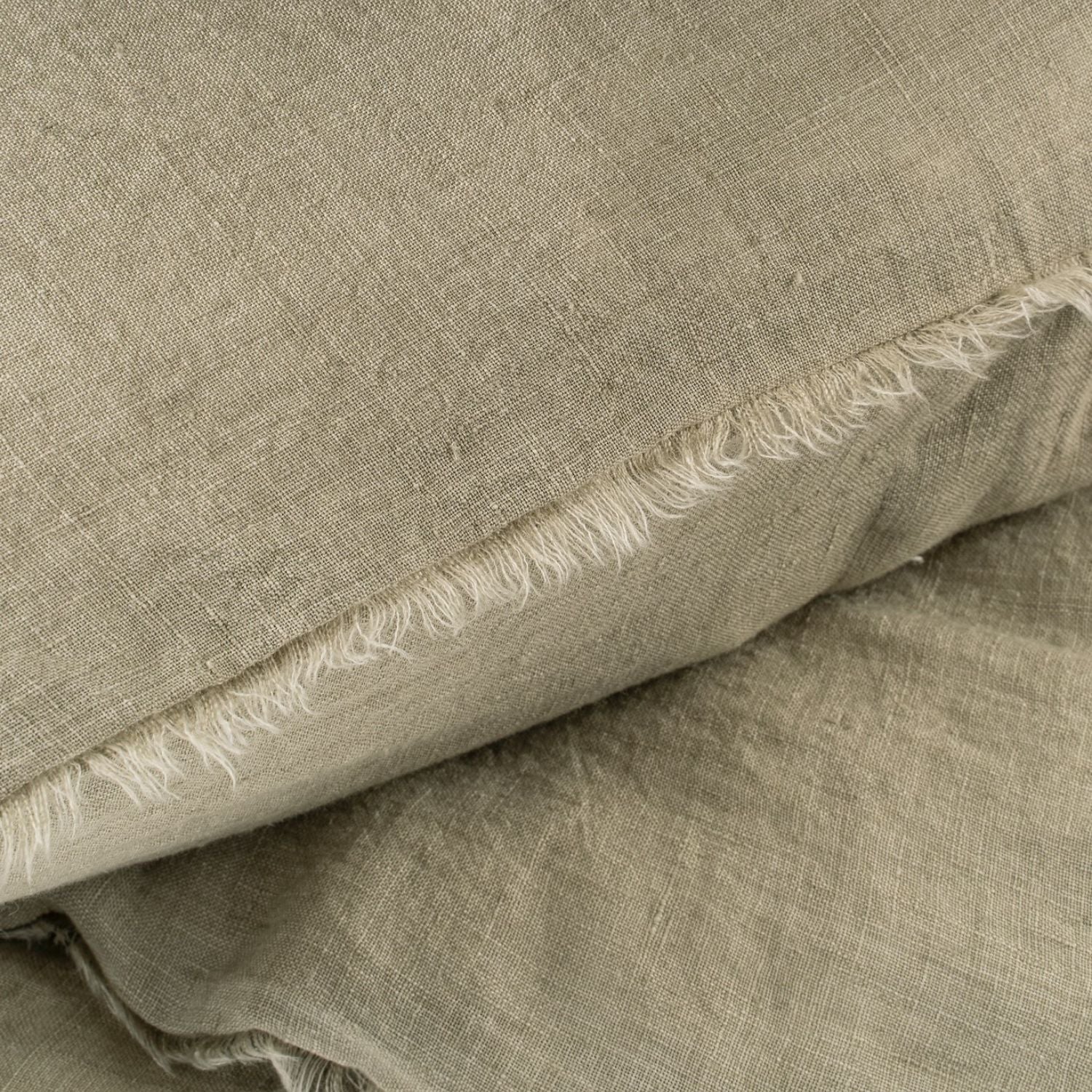Cambri Sand Linen Duvet Cover Set - Queen Size 100% Organic Cotton Bedding Set with Zipper Closure, Breathable & Soft for All Seasons - Perfect for Master Bedroom, Guest Room & Vacation Homes