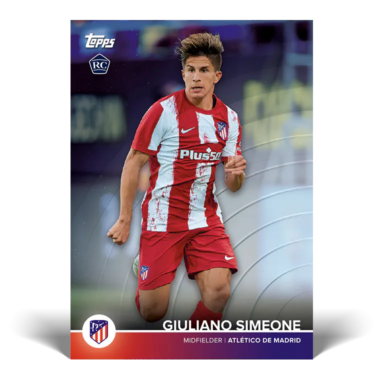 Official Topps Atlético de Madrid 2021-22 Team Set Soccer Trading Cards - Perfect for Collectors, Fans & Fantasy Sports Enthusiasts